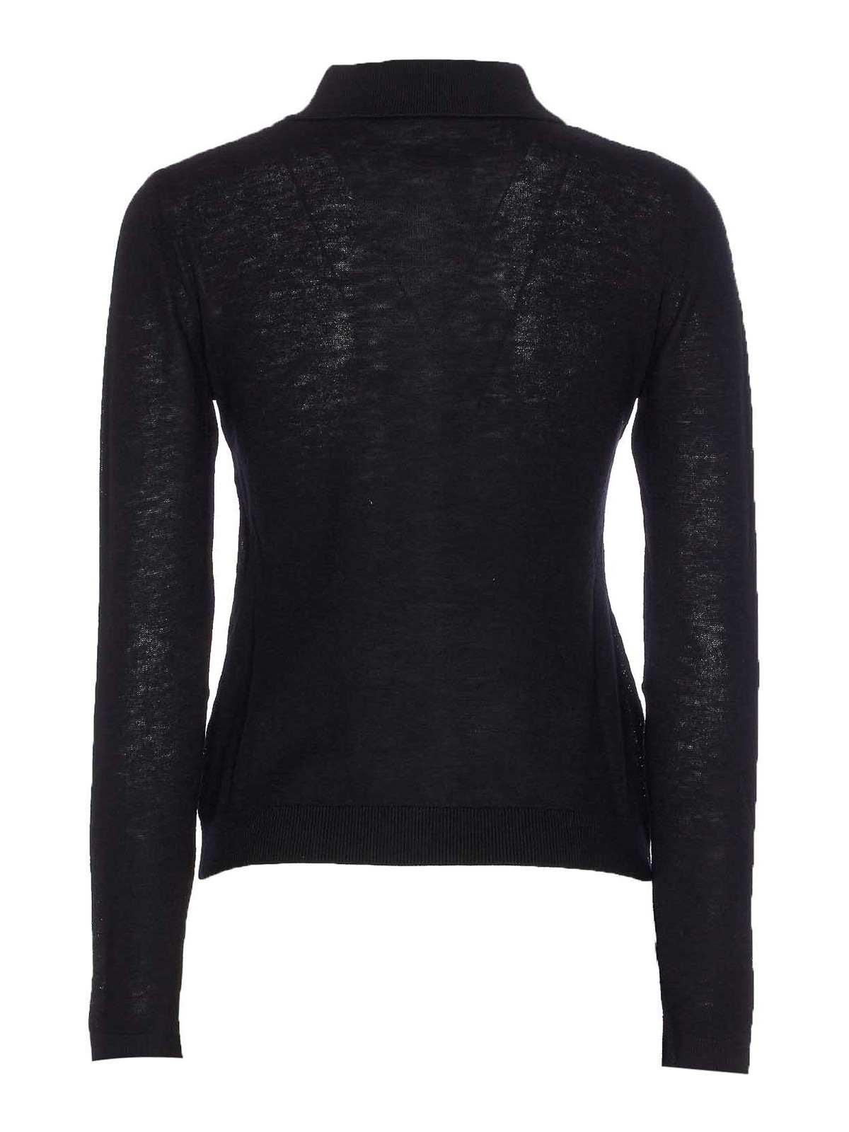 Black Cardigan Buttons Closure MK36S57E2110 (Elisabetta Franchi / ニット・セーター・カーディガン ) | Elisabetta Franchi (エリザベッタ フランキ)(1)