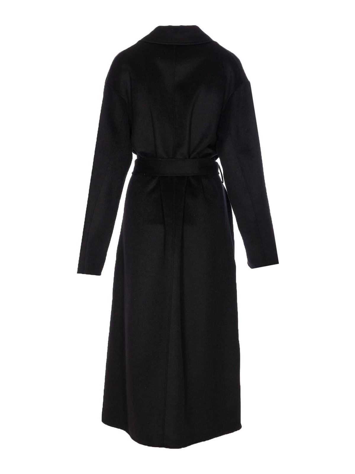 Black Alyssa Coat Belt Closure On Waist 313281433 (FILIPPA K / コート ) | FILIPPA K (フィリッパ コー)(1)