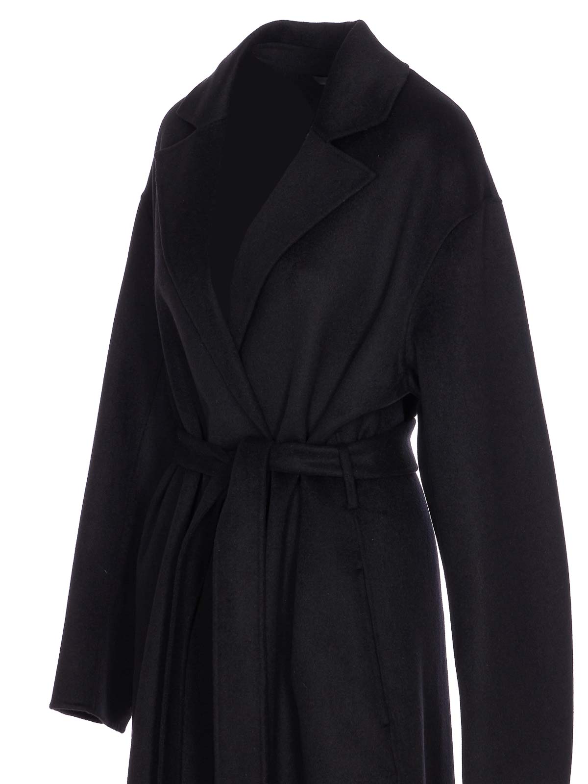 Black Alyssa Coat Belt Closure On Waist 313281433 (FILIPPA K / コート ) | FILIPPA K (フィリッパ コー)(2)