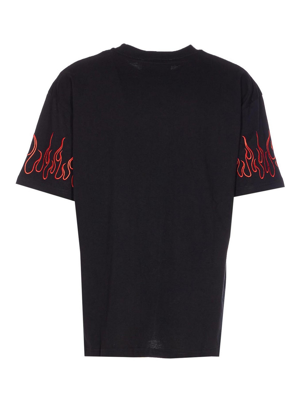 Flames Logo T-Shirt VS024TEBLACKRED (VISION OF SUPER / Tシャツ・カットソー ) | VISION OF SUPER (ヴィジョンオブスーパー)(1)