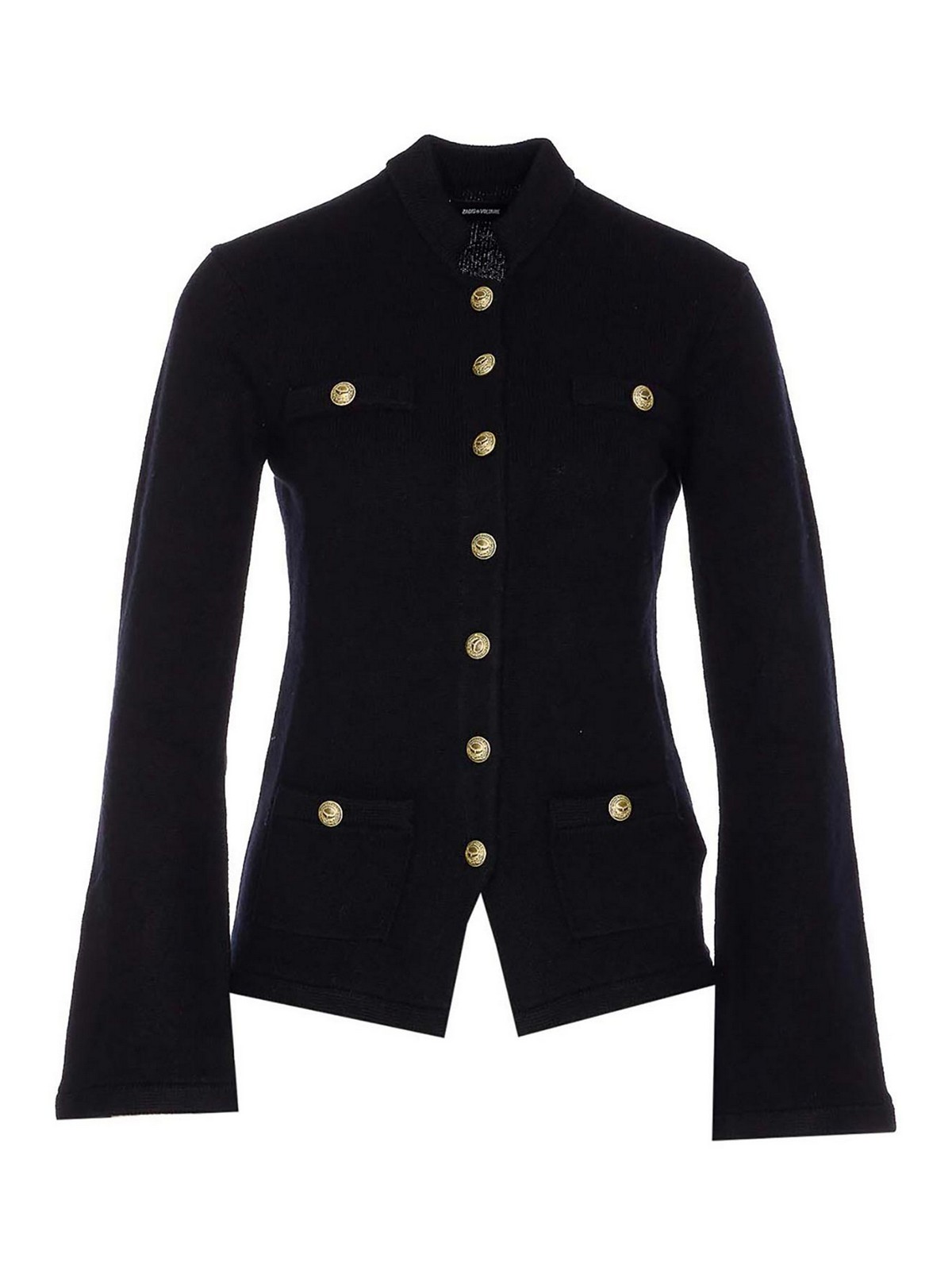 Zadig&Voltaire Black Lucy Cardigan KWCA01634011 (ZADIG & VOLTAIRE / ニット・セーター・カーディガン ) | ZADIG & VOLTAIRE (ザディグ エ ヴォルテール)