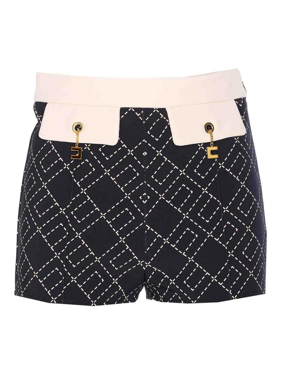 Logo Shorts SHS0156E2EF3 (Elisabetta Franchi / ショートパンツ ) | Elisabetta Franchi (エリザベッタ フランキ)