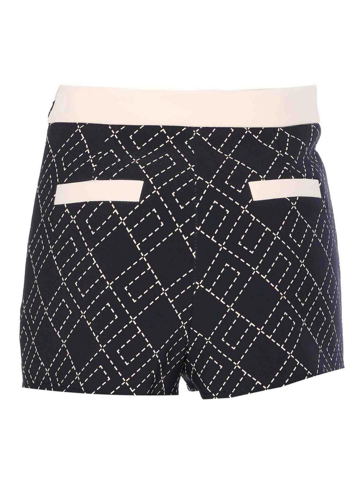 Logo Shorts SHS0156E2EF3 (Elisabetta Franchi / ショートパンツ ) | Elisabetta Franchi (エリザベッタ フランキ)(1)