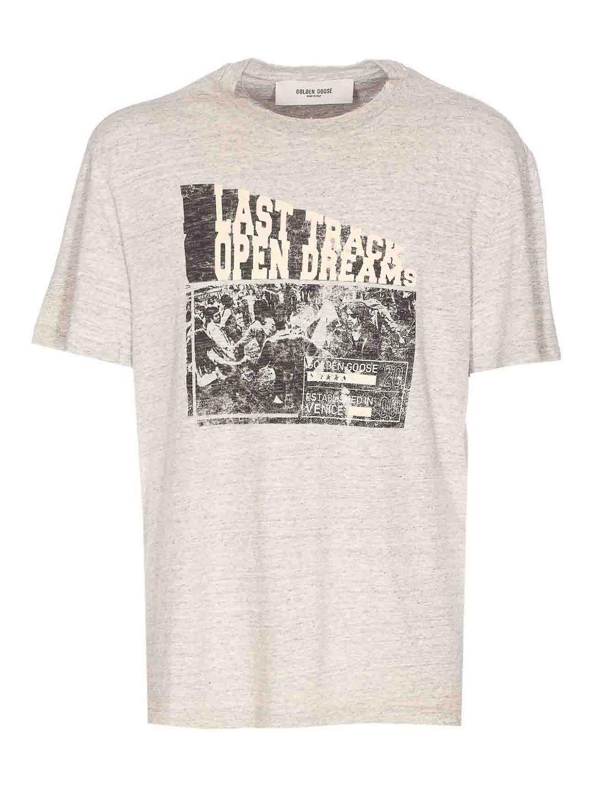 Grey Regular T-Shirt GMP01220P00214560255 (Golden Goose / Tシャツ・カットソー ) | Golden Goose (ゴールデングース)