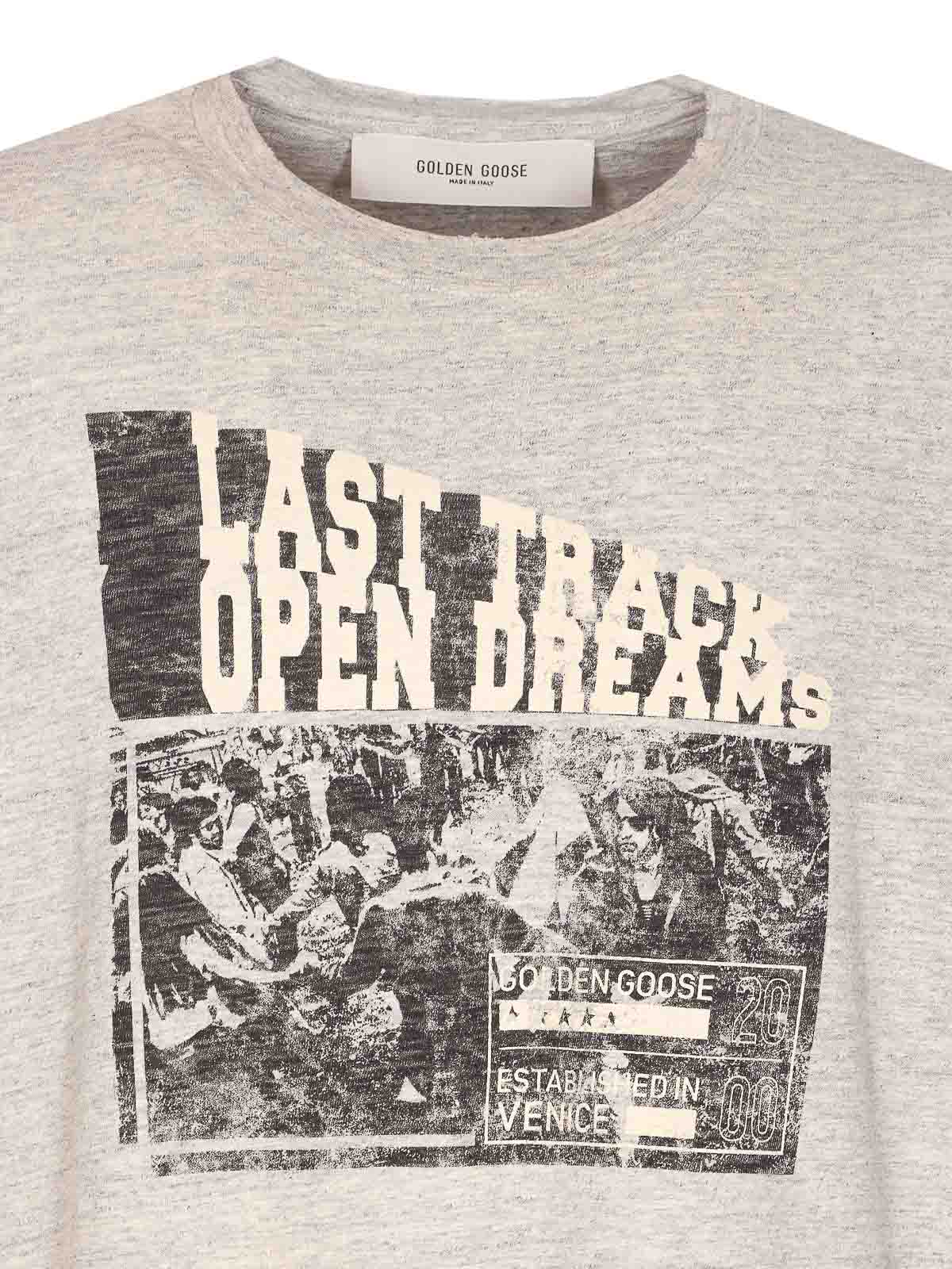 Grey Regular T-Shirt GMP01220P00214560255 (Golden Goose / Tシャツ・カットソー ) | Golden Goose (ゴールデングース)(3)