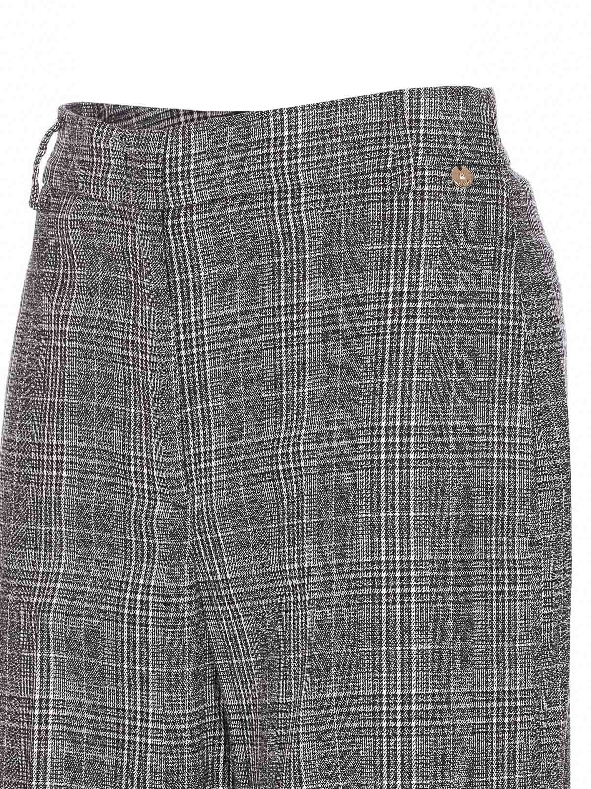 Grey Check Pants CF5256T073AM9847 (LIU•JO / パンツ ) | LIU•JO (リュー・ジョー)(2)