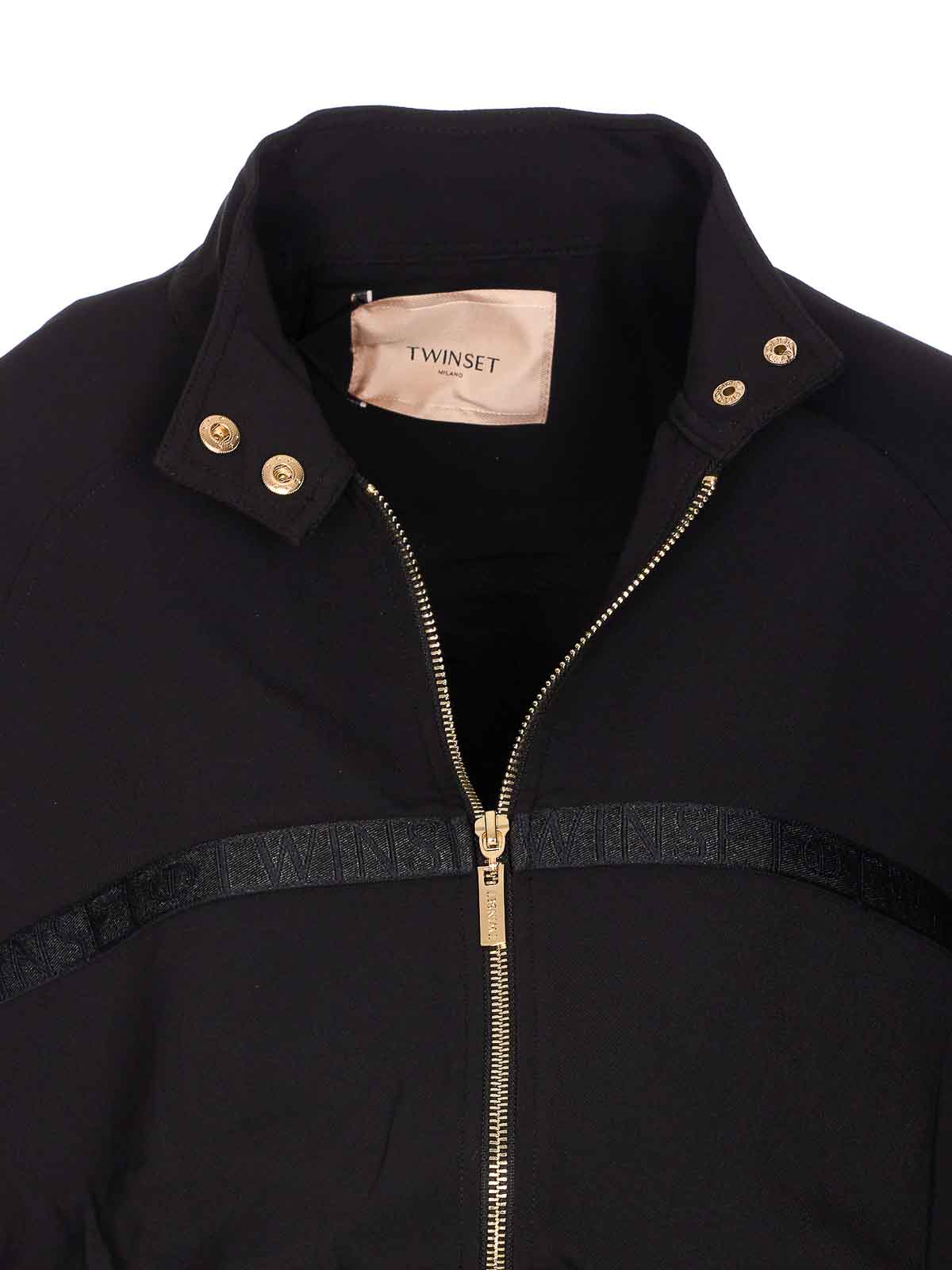 Black Jacket Zip Closure 252TP261000006 (TWINSET / カジュアルジャケット ) | TWINSET (ツインセット)(3)