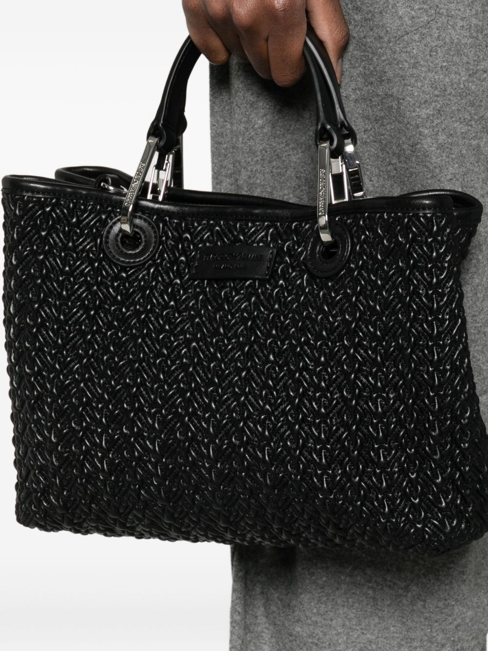 Emporio Armani Bags.. Black EW000361AF18941UC001 (EMPORIO ARMANI / トートバッグ ) | EMPORIO ARMANI (エンポリオ アルマーニ)(3)
