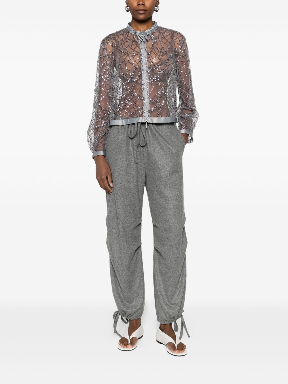 Emporio Armani Jackets Silver EW001490AF10242U8045 (EMPORIO ARMANI / カジュアルジャケット ) | EMPORIO ARMANI (エンポリオ アルマーニ)(2)