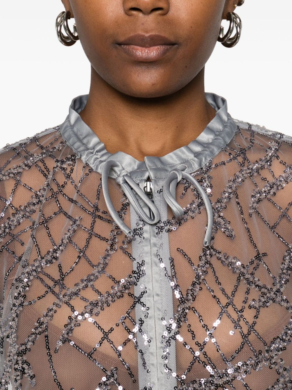 Emporio Armani Jackets Silver EW001490AF10242U8045 (EMPORIO ARMANI / カジュアルジャケット ) | EMPORIO ARMANI (エンポリオ アルマーニ)(3)