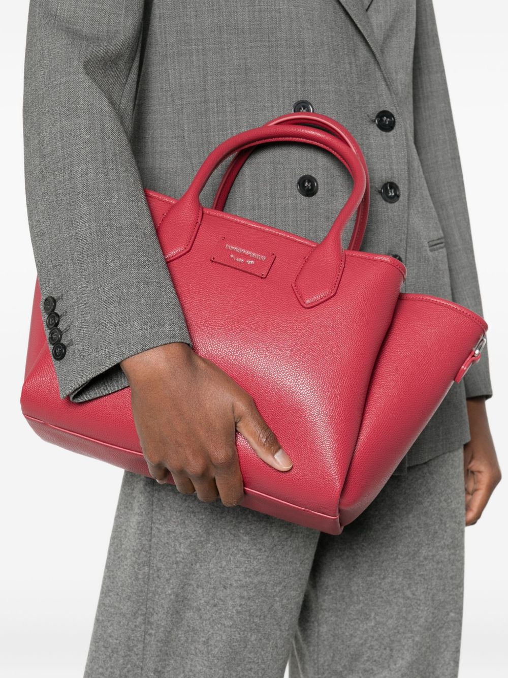 Emporio Armani Bags.. Bordeaux EW002329AF17799M5068 (EMPORIO ARMANI / トートバッグ ) | EMPORIO ARMANI (エンポリオ アルマーニ)(4)