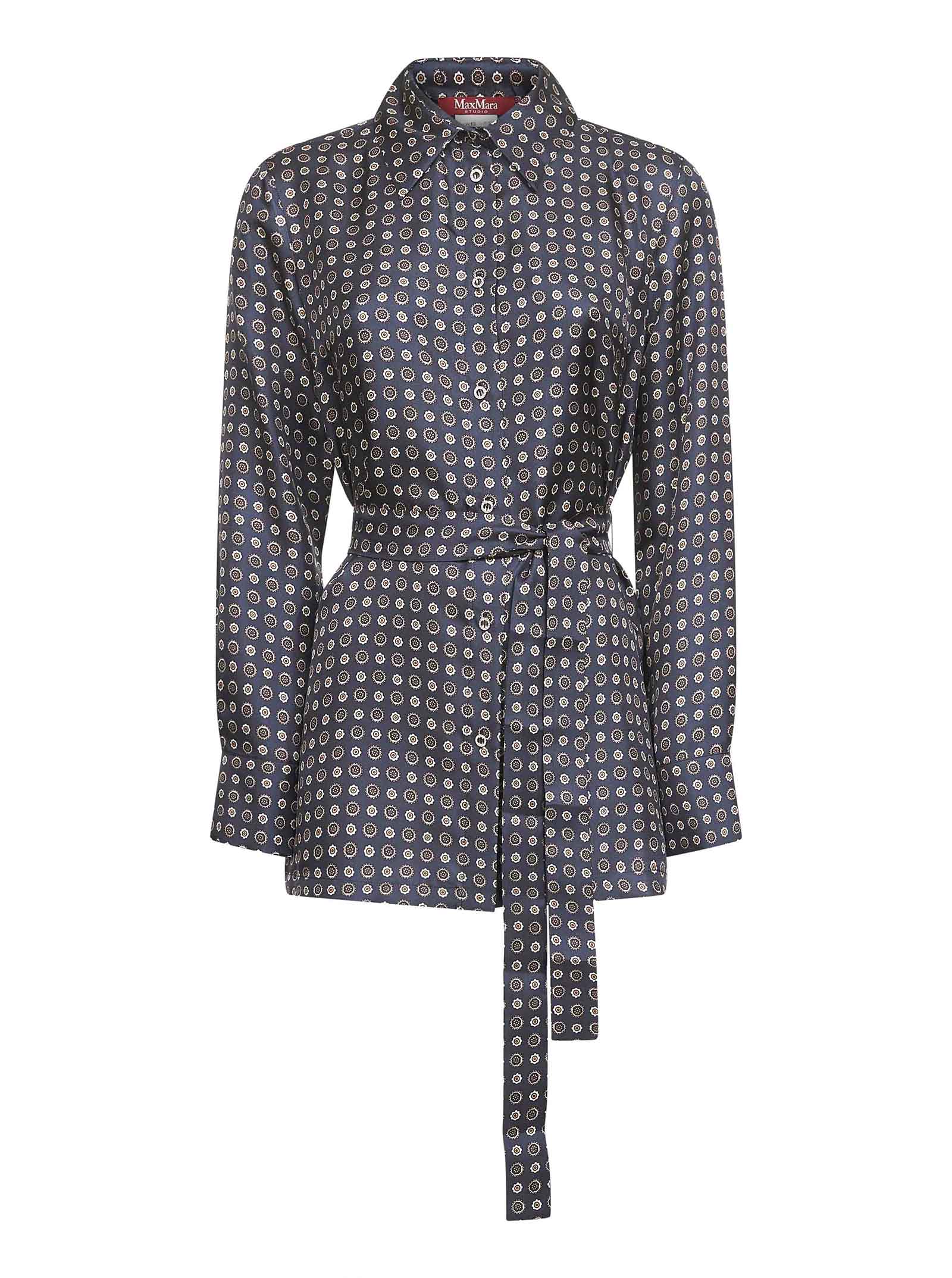 Max Mara Studio Shirts Blue 2526196021600BOCCALE001 (Max Mara Studio / シャツ・ブラウス ) | Max Mara Studio (マックスマーラ ステュディオ)