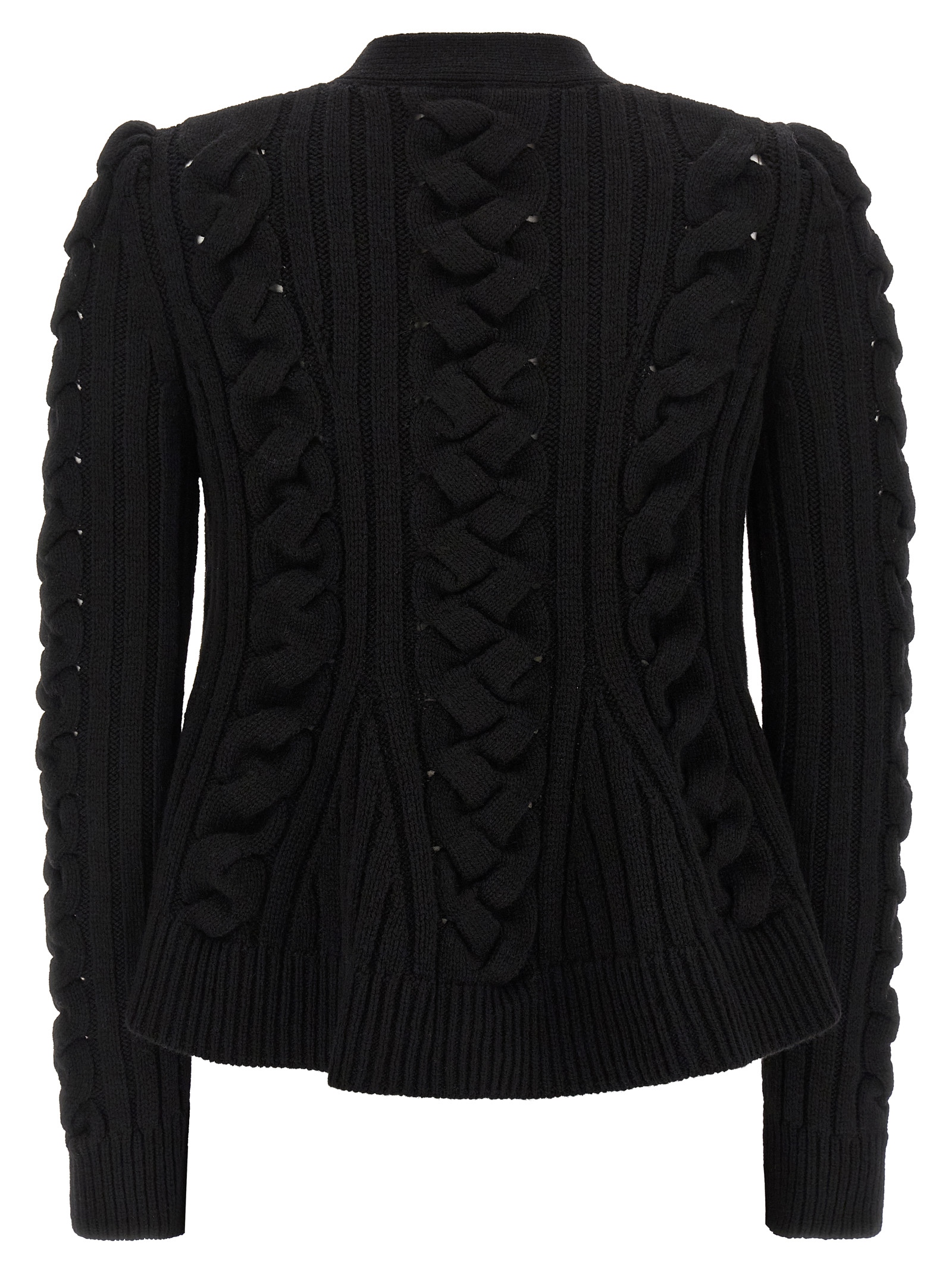 Braided wool cardigan 848812Q1BE11000 (Alexander McQUEEN / ニット・セーター・カーディガン ) | Alexander McQUEEN (アレキサンダー・マックイーン)(1)