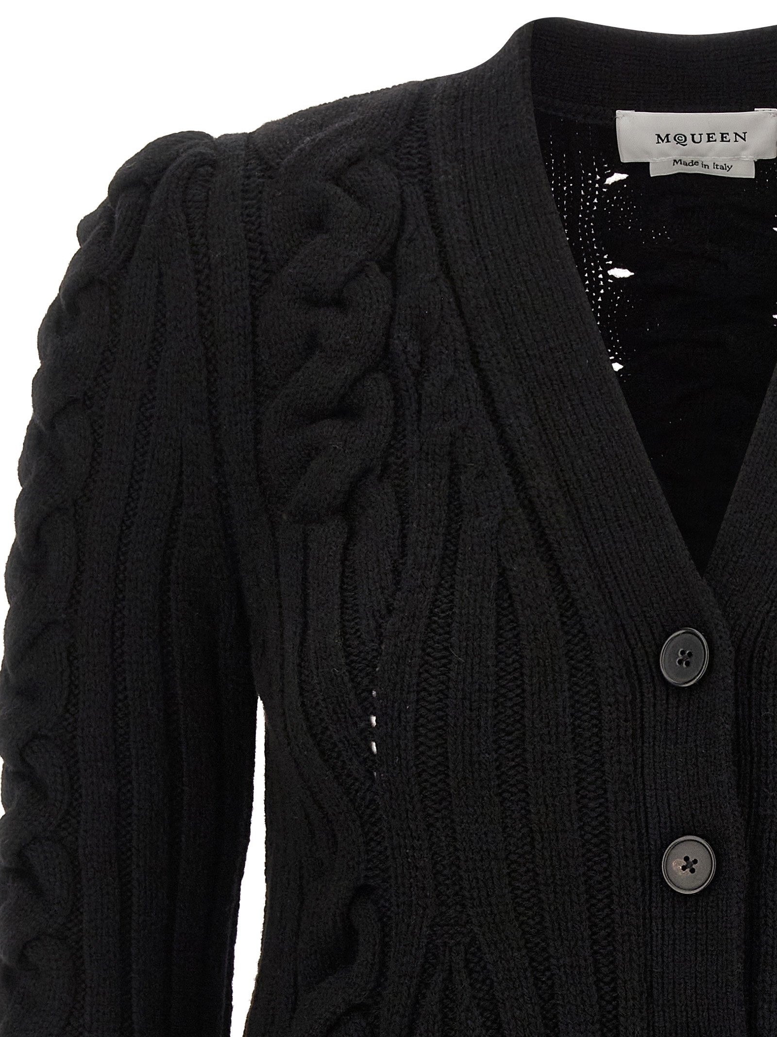 Braided wool cardigan 848812Q1BE11000 (Alexander McQUEEN / ニット・セーター・カーディガン ) | Alexander McQUEEN (アレキサンダー・マックイーン)(2)