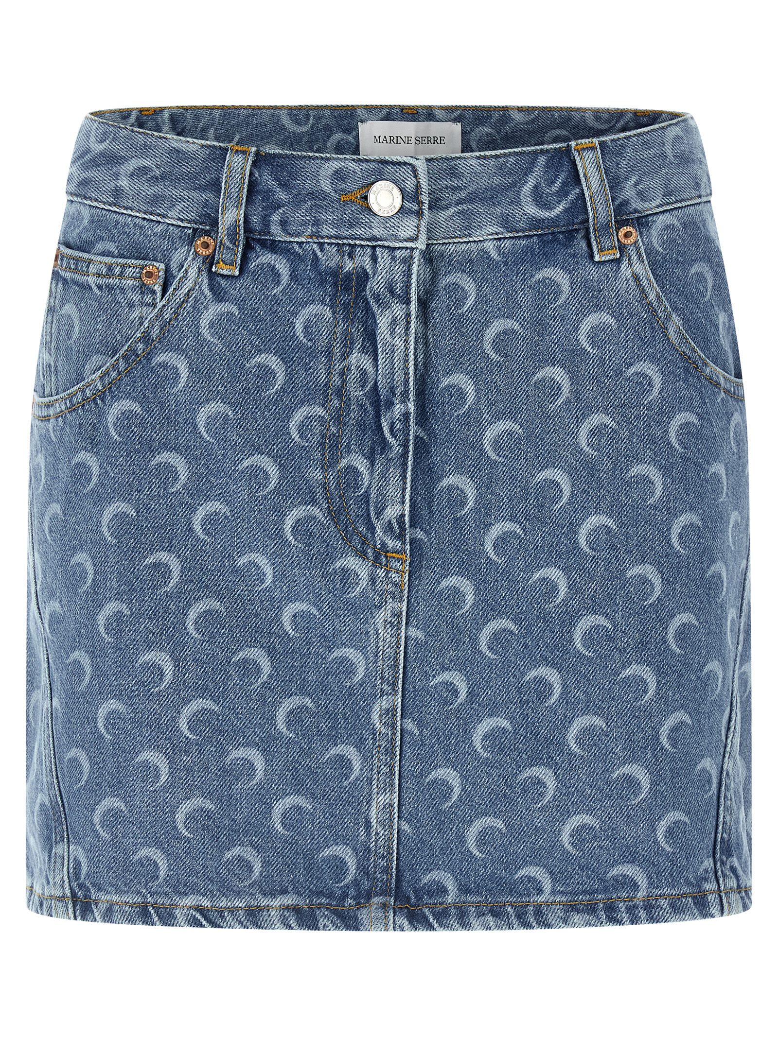 'Moon' skirt WSK057BCDEN0002BL05 (MARINE SERRE / スカート ) | MARINE SERRE (マリーン セル)