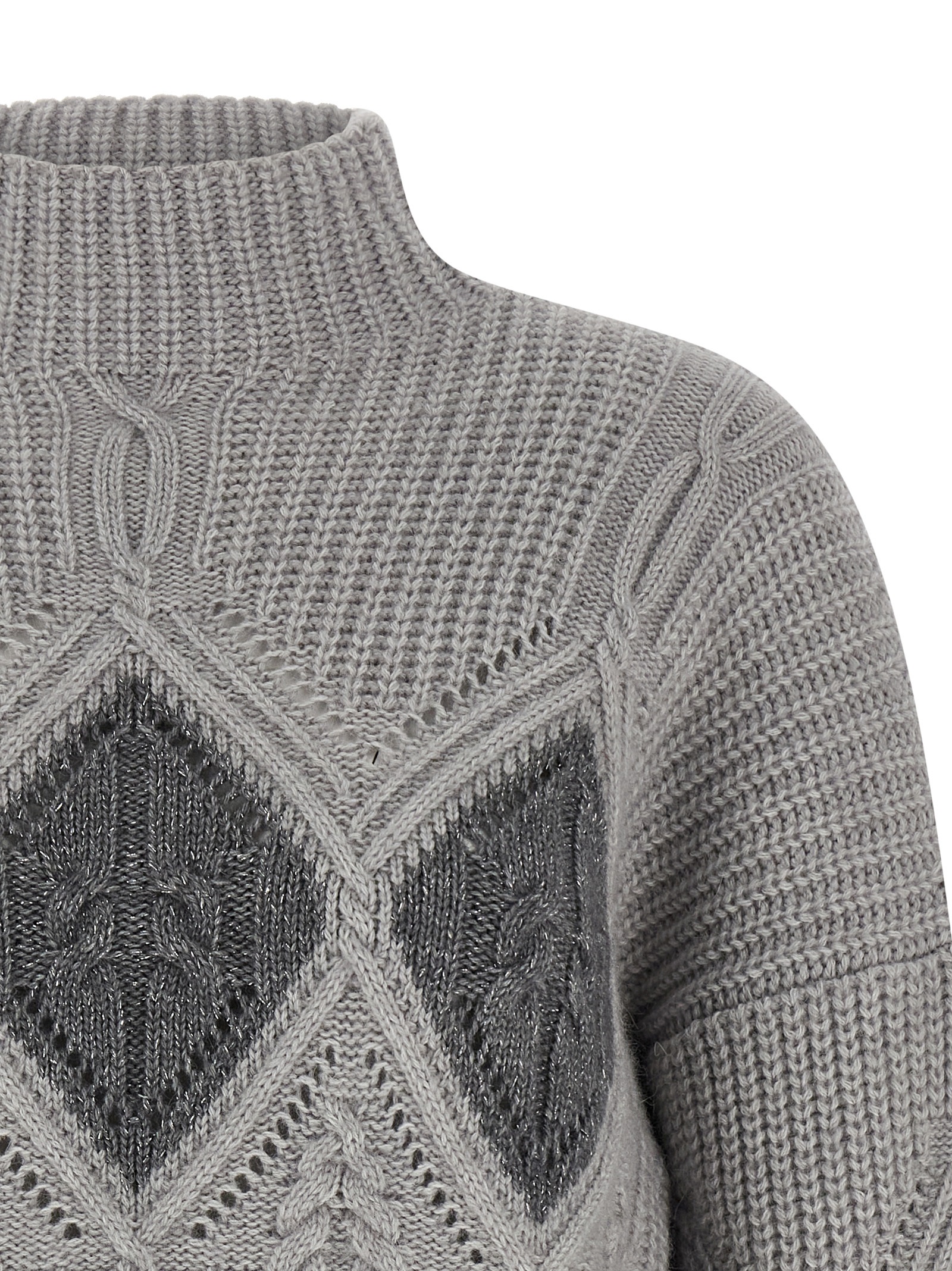 Lozenge intarsia sweater 252TT329013011 (TWINSET / ニット・セーター・カーディガン ) | TWINSET (ツインセット)(2)