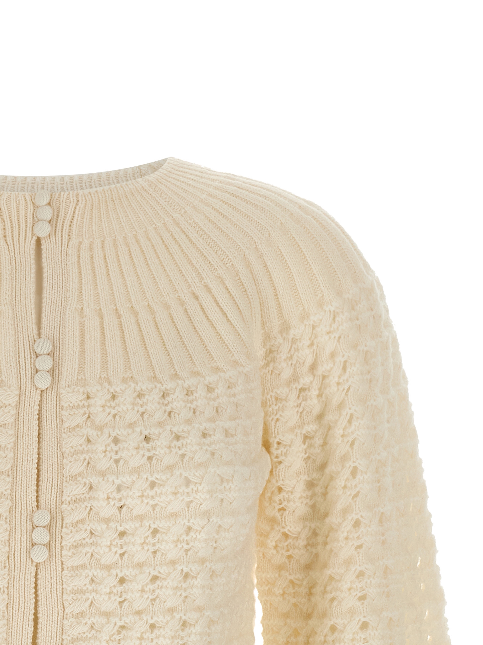 Jacquard logo cardigan CH25WMP07590107 (Chloé / ニット・セーター・カーディガン ) | Chloé (クロエ)(2)