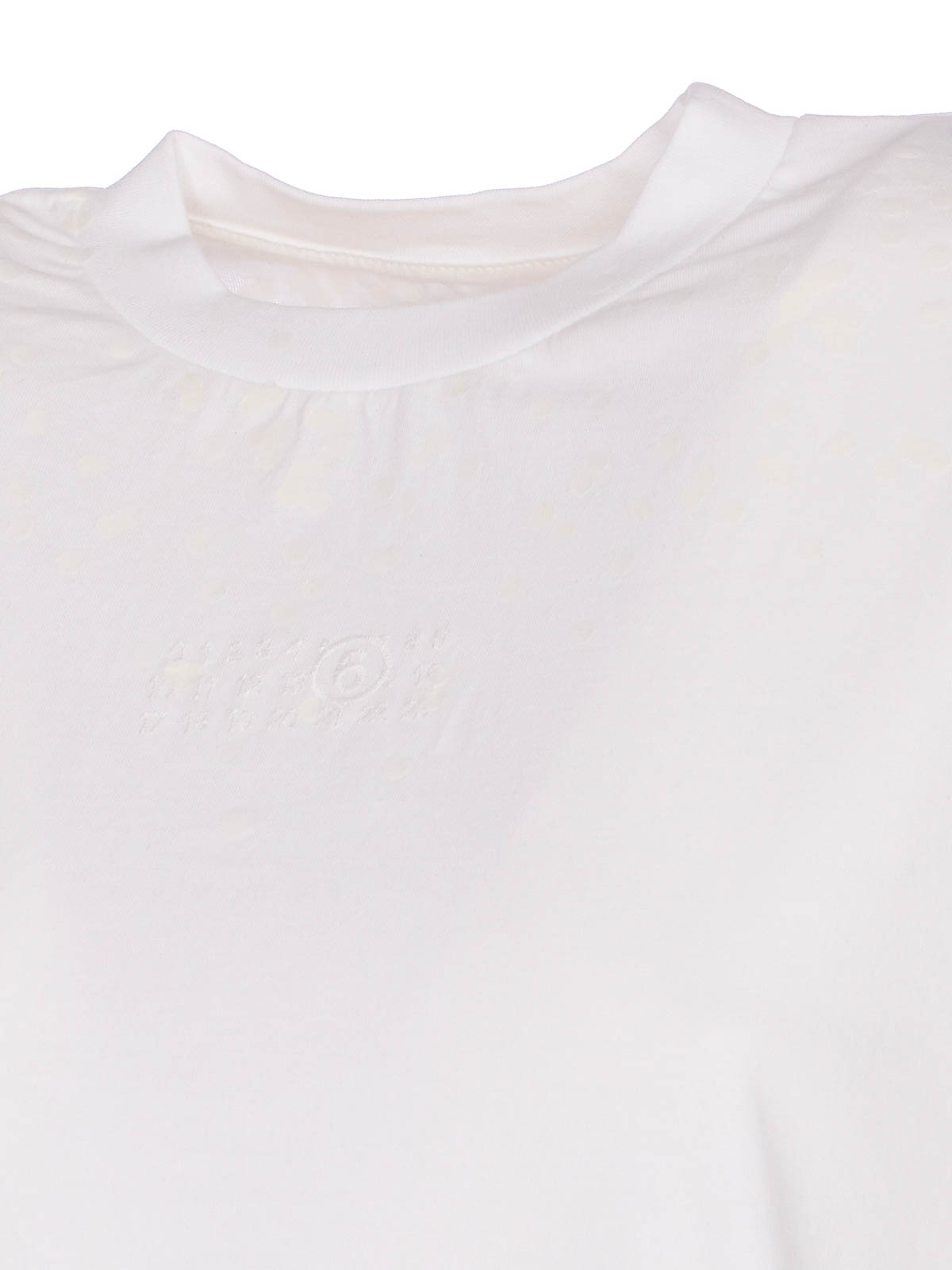 White T-Shirt S62GD0209M20048100 (MM6 Maison Margiela / Tシャツ・カットソー ) | MM6 Maison Margiela (エムエムシックス)(2)