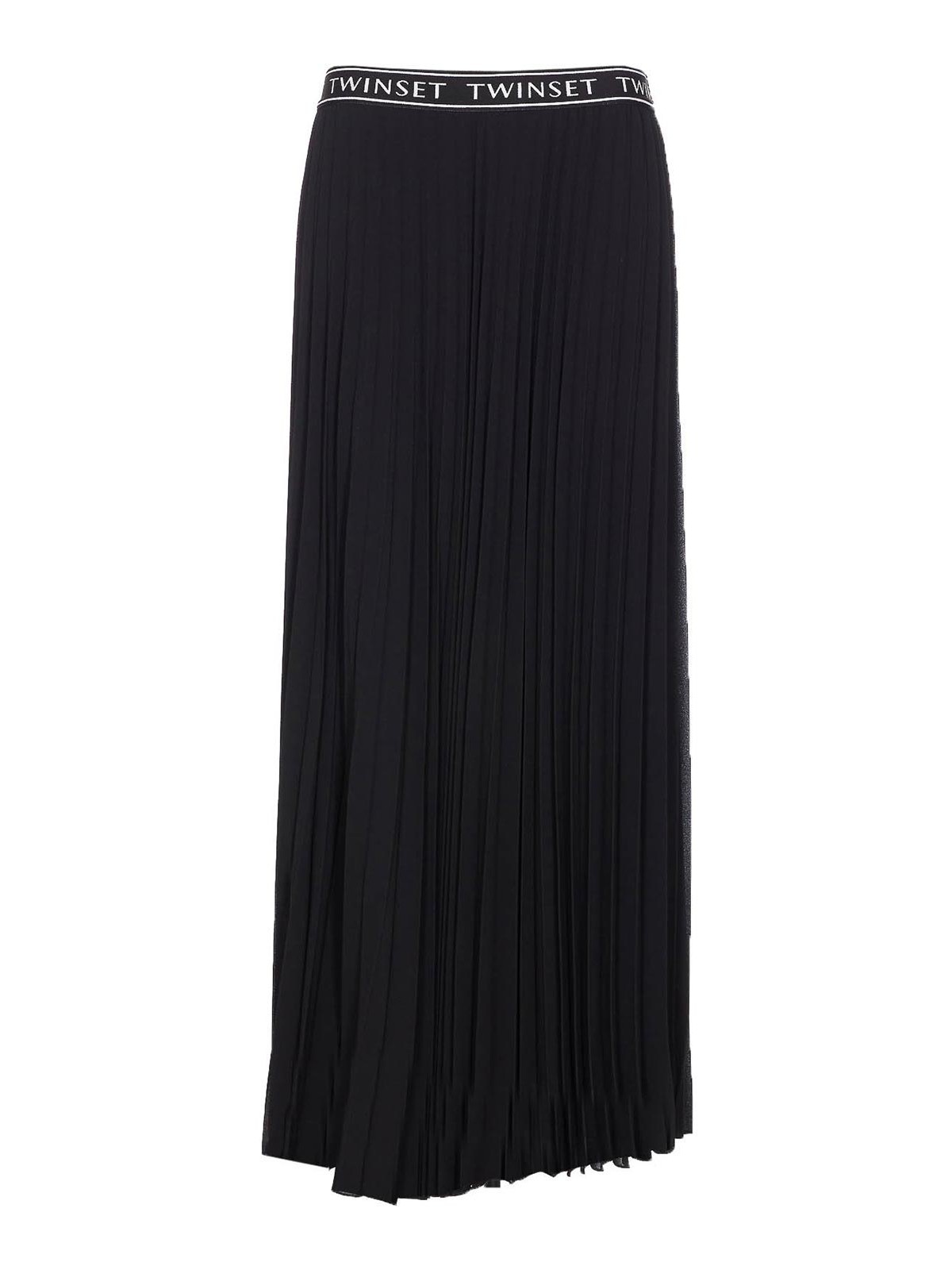 Black Pleated Skirt 252TF212000006 (TWINSET / スカート ) | TWINSET (ツインセット)