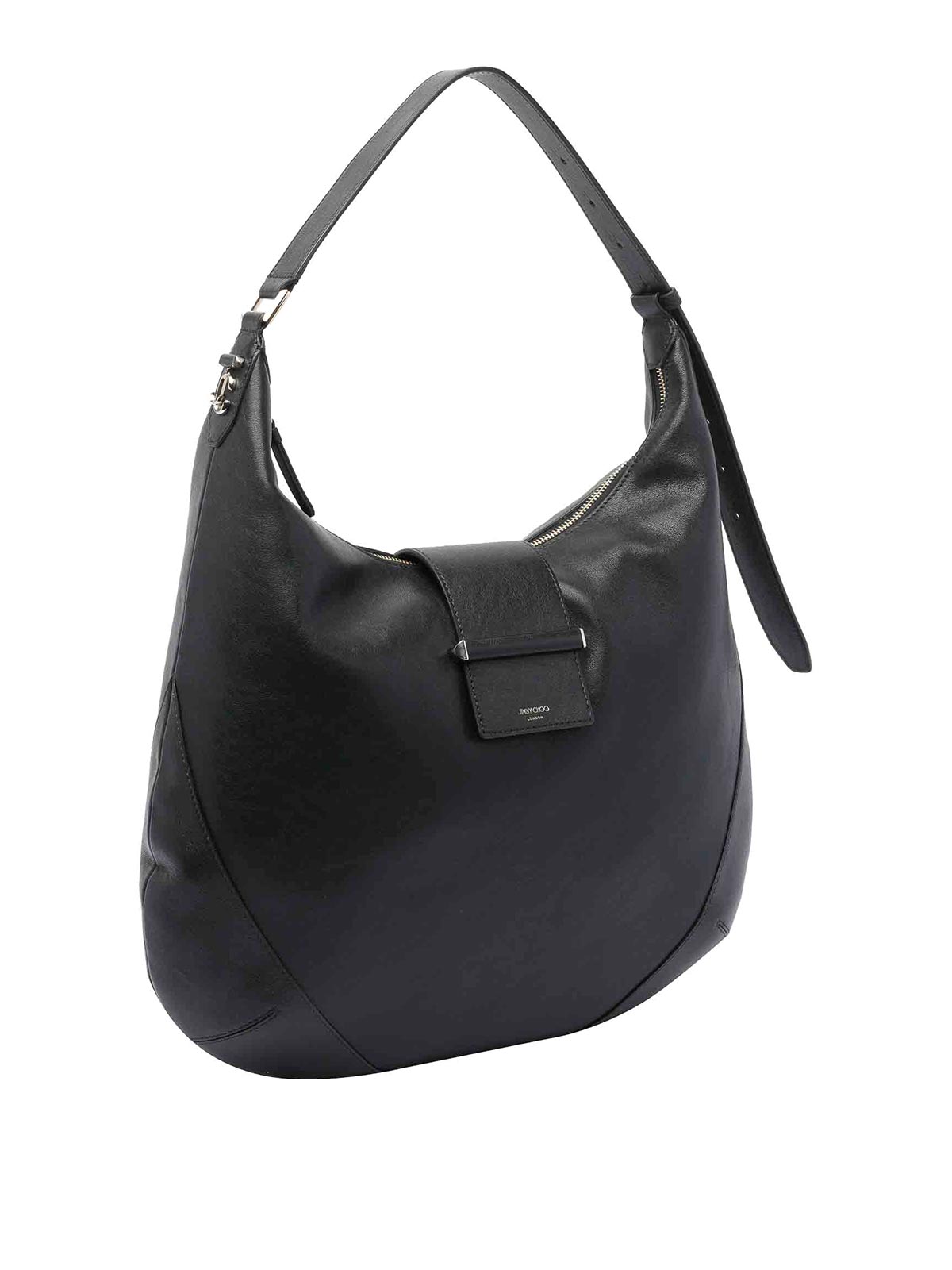 Data Uscita 27/08 Bar Hobo Bag BARHOBOMBKLBLACKSHINYGOLD (JIMMY CHOO / ハンドバッグ・ショルダーバッグ ) | JIMMY CHOO (ジミー チュウ)(1)
