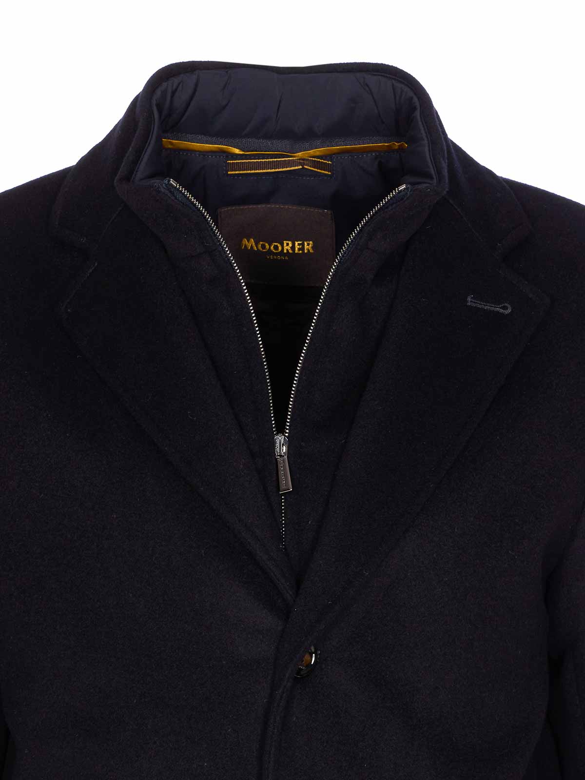 Navy Montesi Jacket Zip And Buttons Closure MONTESIADSU0497 (MooRER / コート ) | MooRER (ムーレー)(3)