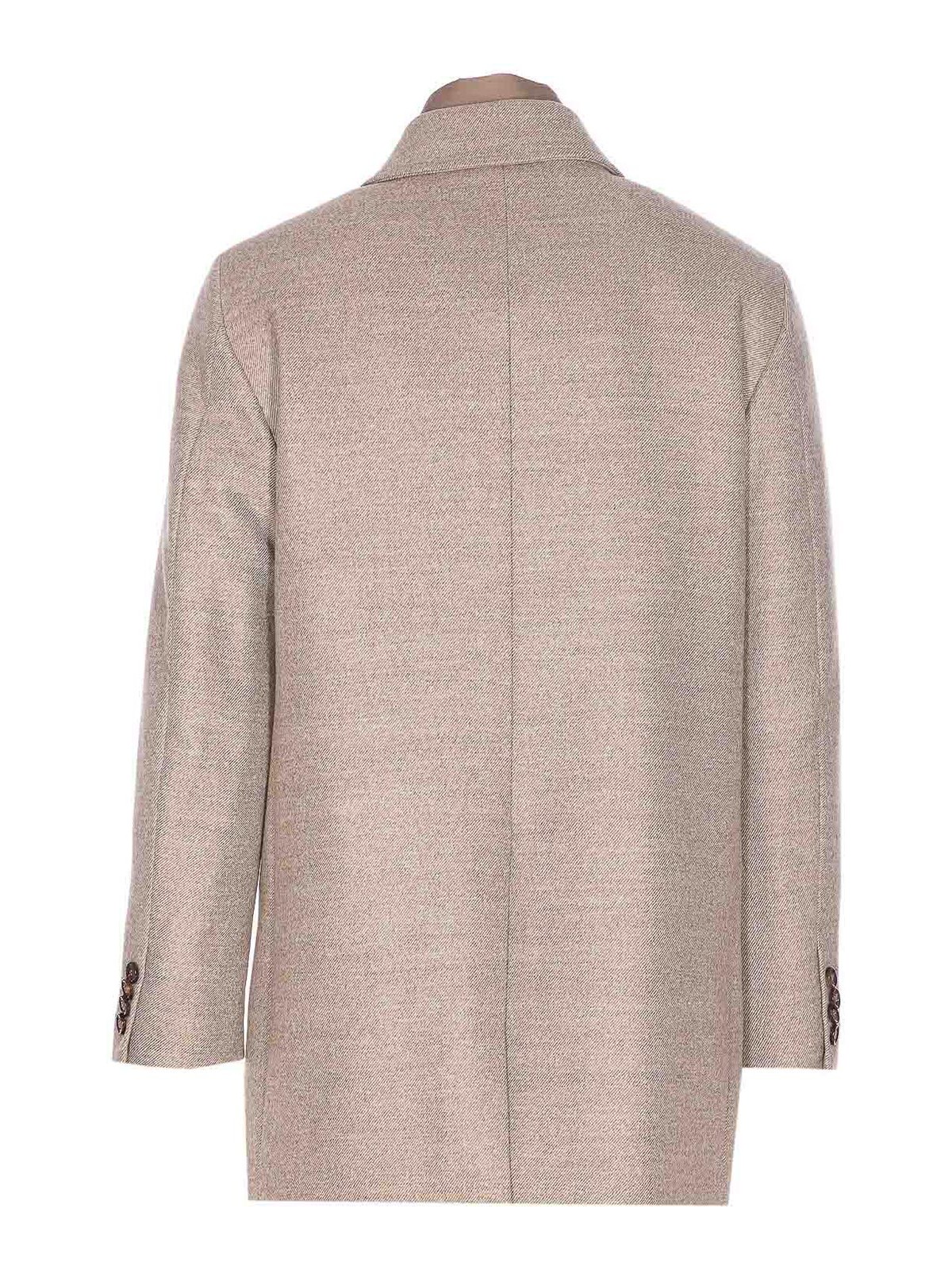 Beige Monferrato Down Jacket MONFERRATOLPU0231 (MooRER / コート ) | MooRER (ムーレー)(1)