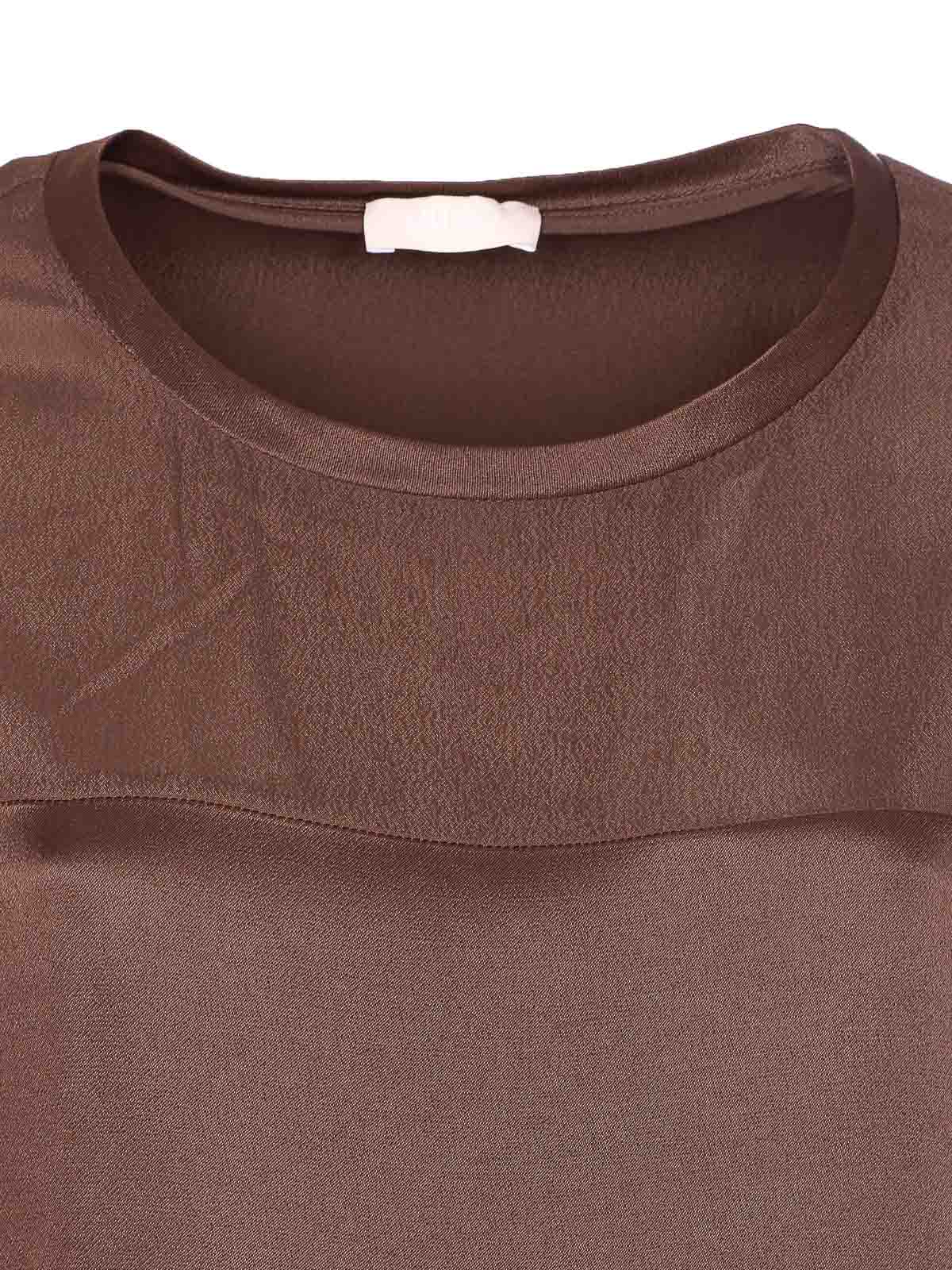 Brown T-Shirt MF5108T257890915 (LIU•JO / Tシャツ・カットソー ) | LIU•JO (リュー・ジョー)(3)
