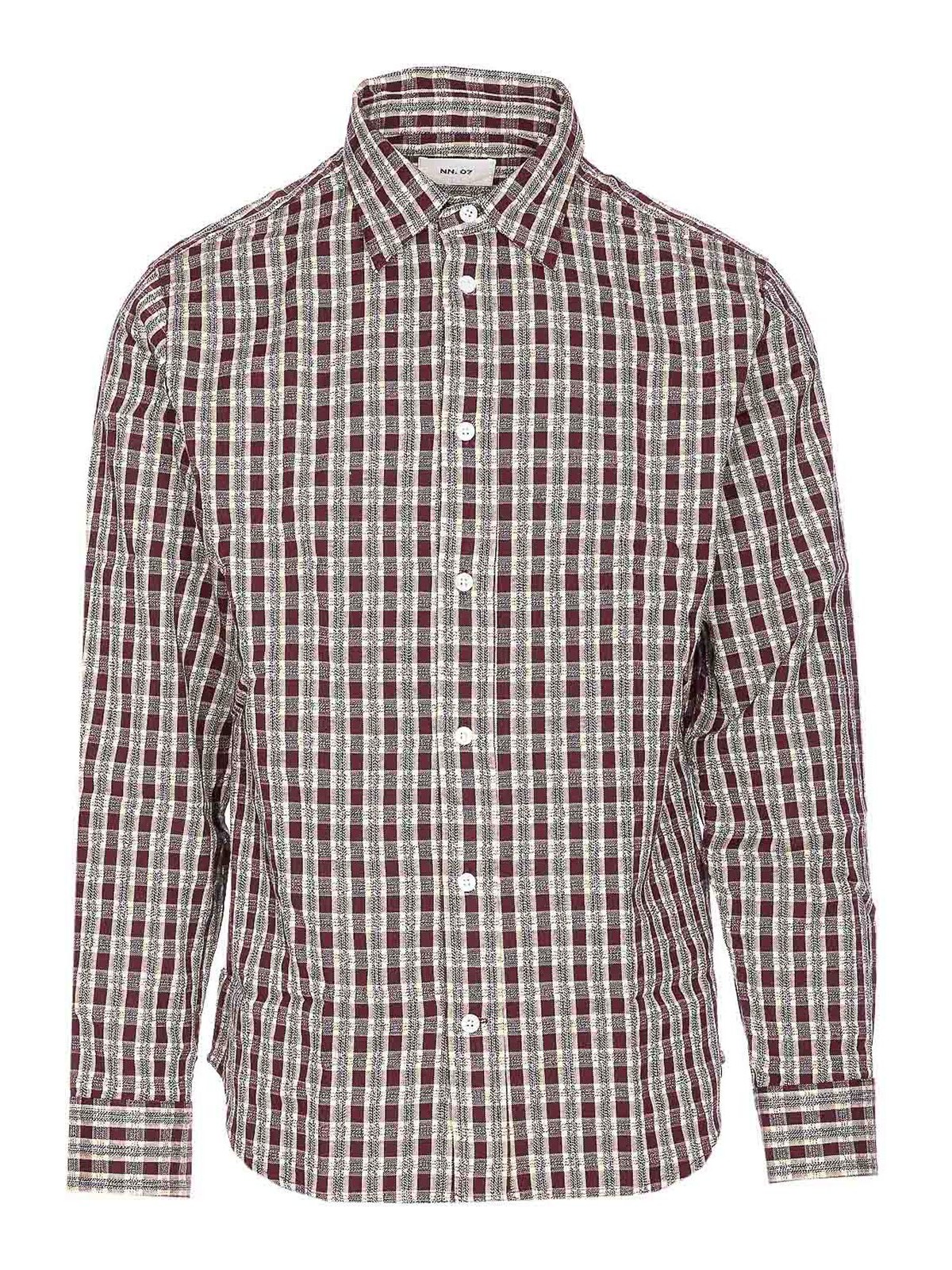 Colby Shirt 2560000070WINECHECK (NN.07 / シャツ・ブラウス ) | NN.07 (ノーナショナリティ トゥーサウザンセブン)
