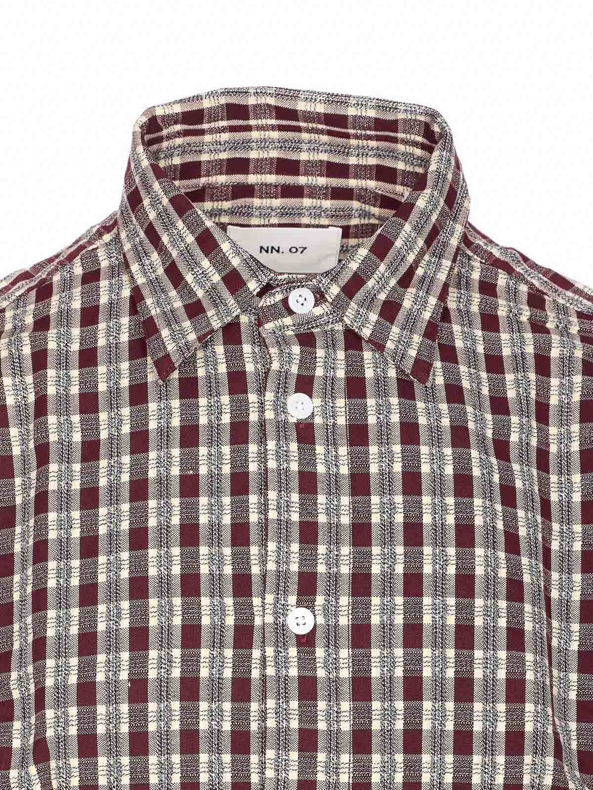 Colby Shirt 2560000070WINECHECK (NN.07 / シャツ・ブラウス ) | NN.07 (ノーナショナリティ トゥーサウザンセブン)(3)