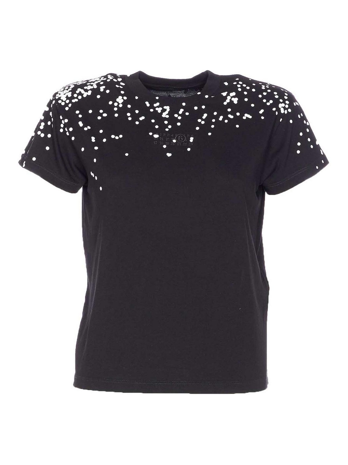 Black T-Shirt S62GD0209M20048900 (MM6 Maison Margiela / Tシャツ・カットソー ) | MM6 Maison Margiela (エムエムシックス)
