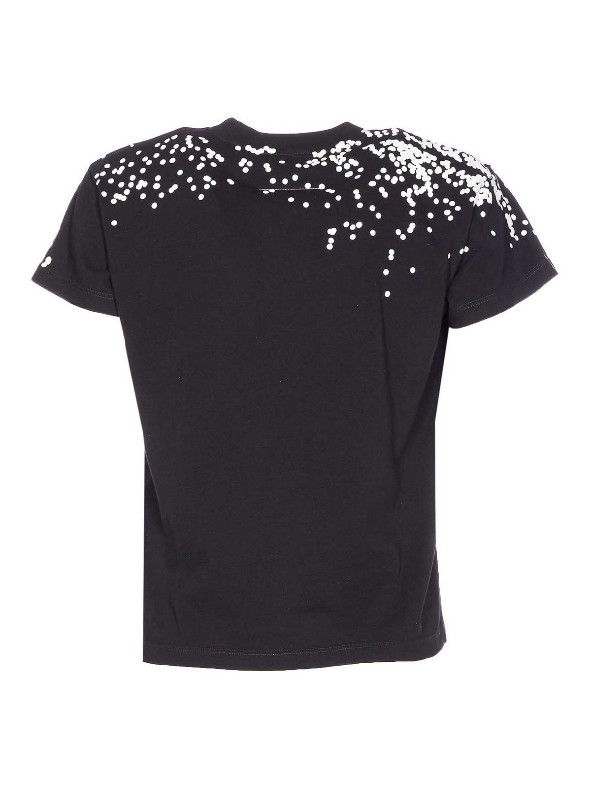 Black T-Shirt S62GD0209M20048900 (MM6 Maison Margiela / Tシャツ・カットソー ) | MM6 Maison Margiela (エムエムシックス)(1)