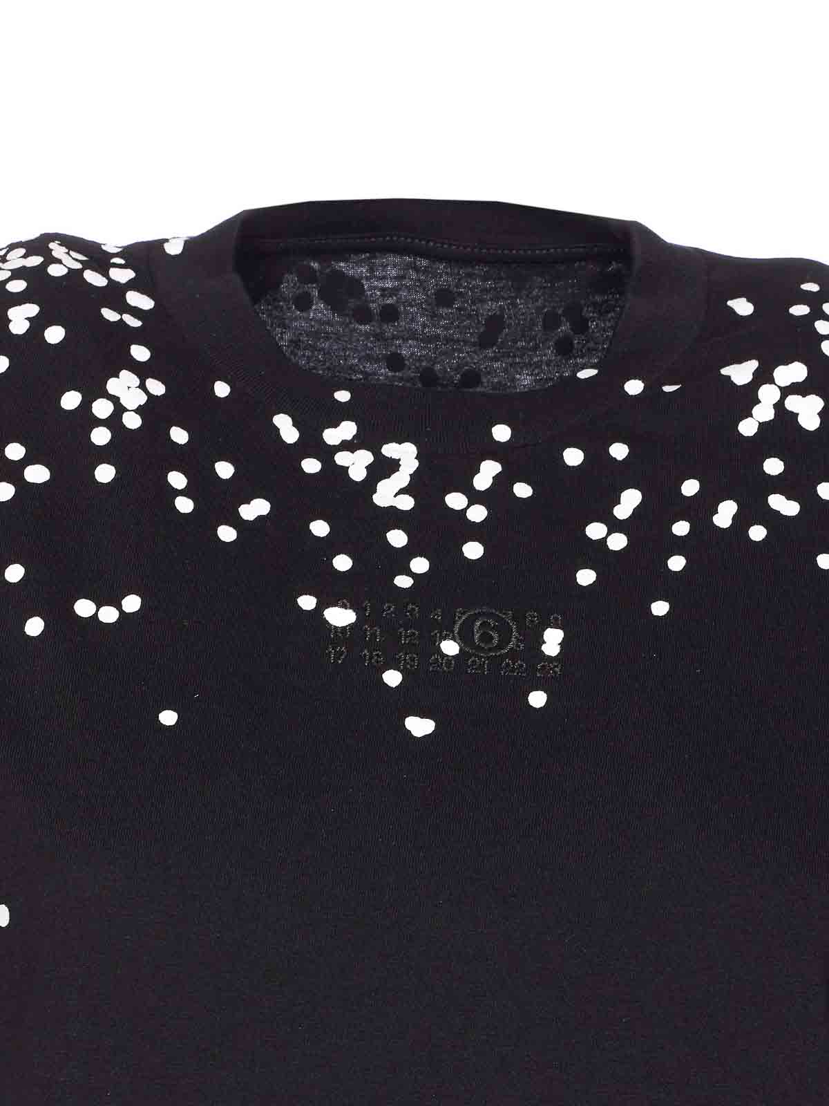 Black T-Shirt S62GD0209M20048900 (MM6 Maison Margiela / Tシャツ・カットソー ) | MM6 Maison Margiela (エムエムシックス)(3)