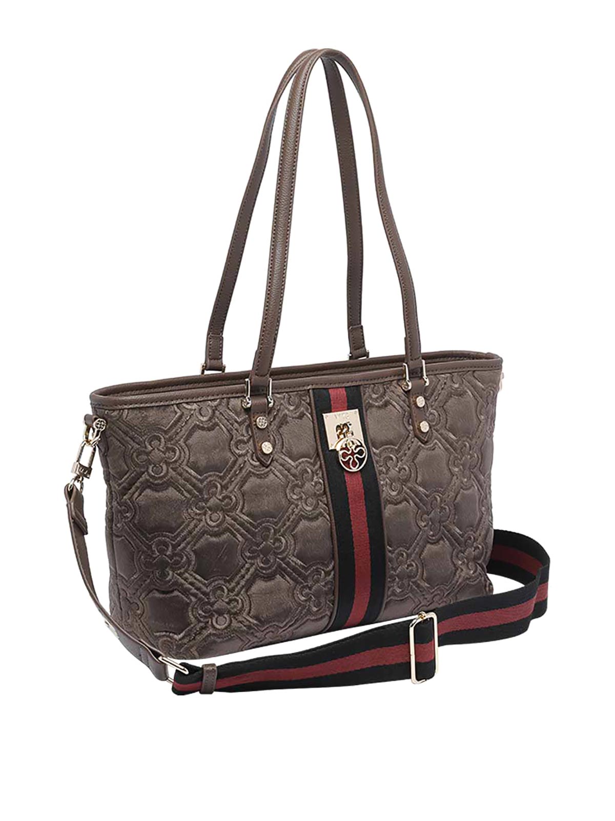 Cate Shopping Bag 73BS9BN01TAUPEMULTICOLOR (V°73 / ハンドバッグ・ショルダーバッグ ) | V°73 (ヴィ セッタンタトレ)(1)