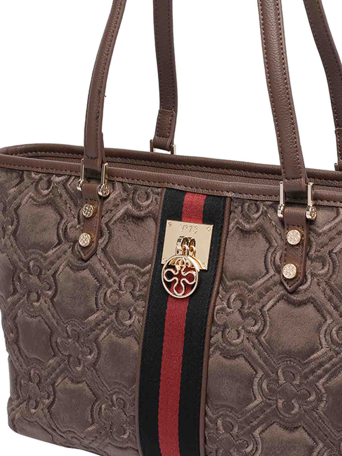 Cate Shopping Bag 73BS9BN01TAUPEMULTICOLOR (V°73 / ハンドバッグ・ショルダーバッグ ) | V°73 (ヴィ セッタンタトレ)(3)