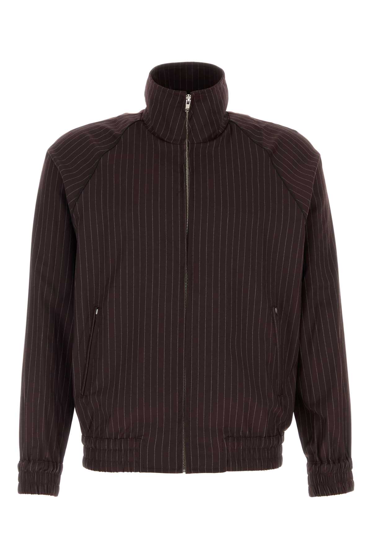 Embroidered stretch polyester blend Brian jacket BRIANJACKETBROWN (gimaguas / カジュアルジャケット ) | gimaguas (ギマガス)