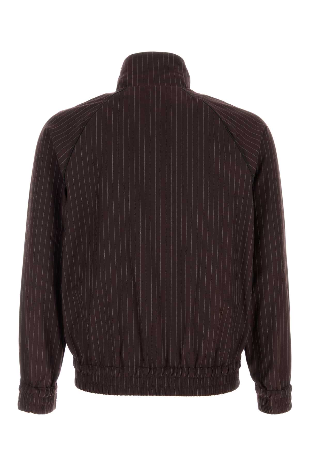 Embroidered stretch polyester blend Brian jacket BRIANJACKETBROWN (gimaguas / カジュアルジャケット ) | gimaguas (ギマガス)(1)