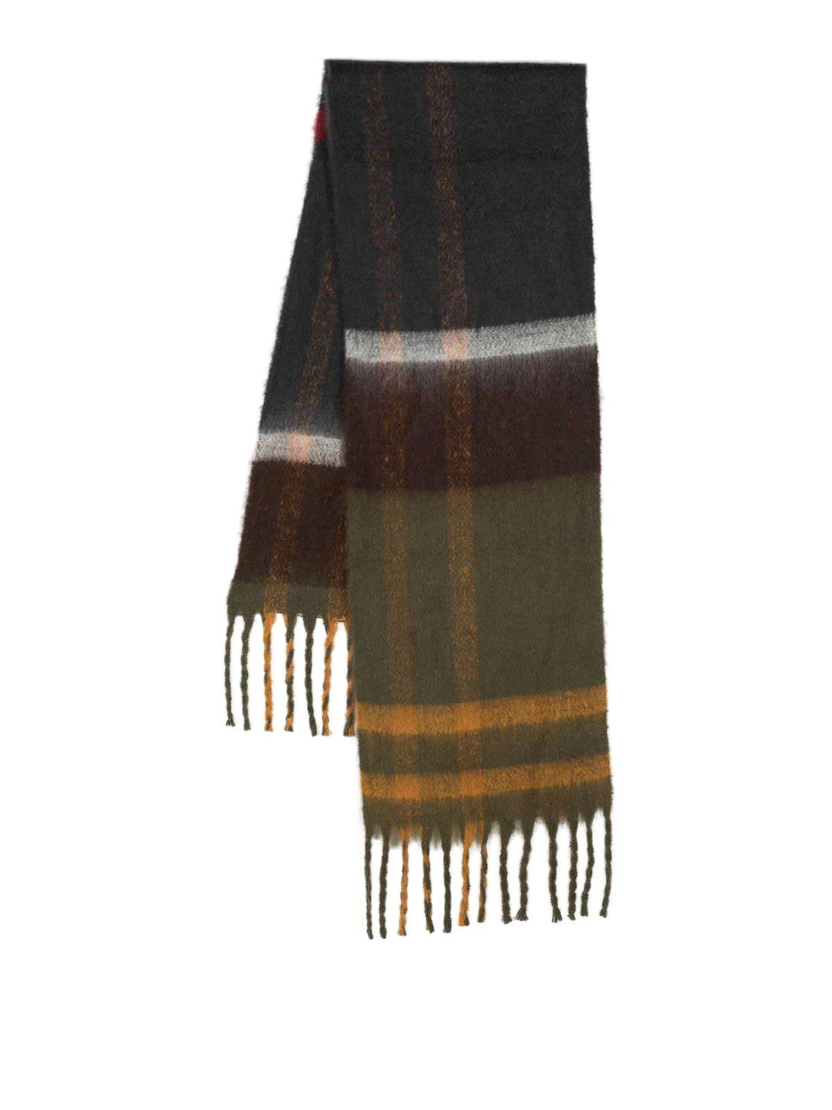 Checked Fringed Scarf LSC0293TN11 (Barbour / スカーフ・マフラー ) | Barbour (バブアー)
