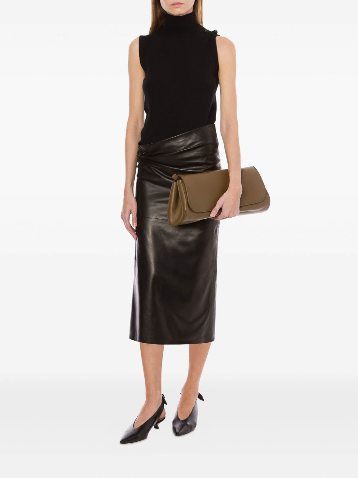 Cashmere Top With A Funnel Neck 088266050555 (ALBERTA FERRETTI / タンクトップ・キャミソール ) | ALBERTA FERRETTI (アルベルタ フェレッティ)(2)