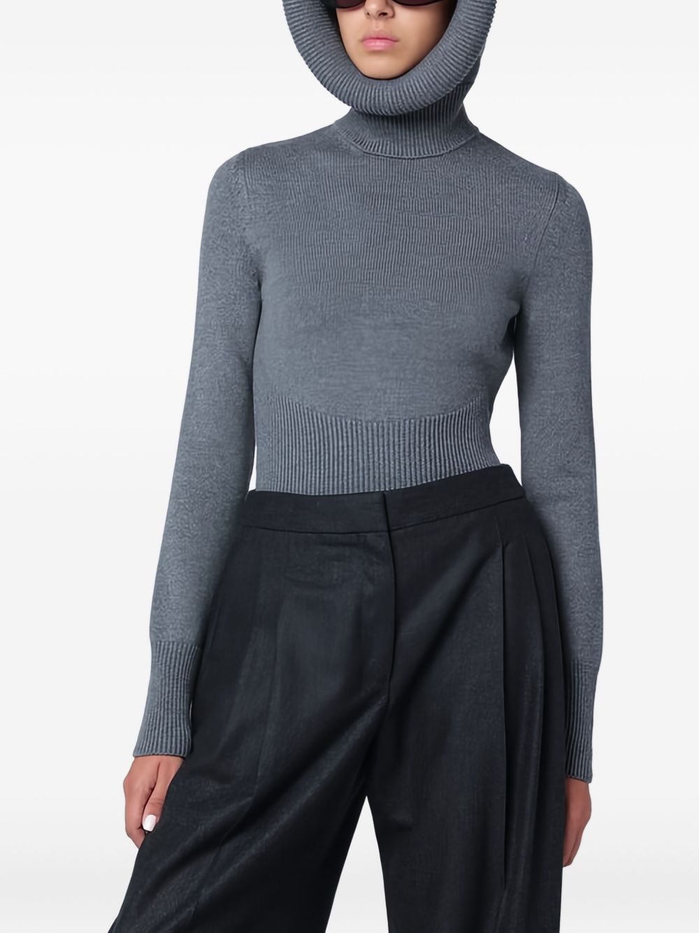 Alaia Sweaters Grey AA9G0071K133B821 (ALAIA / ニット・セーター・カーディガン ) | ALAIA (アライア)(3)