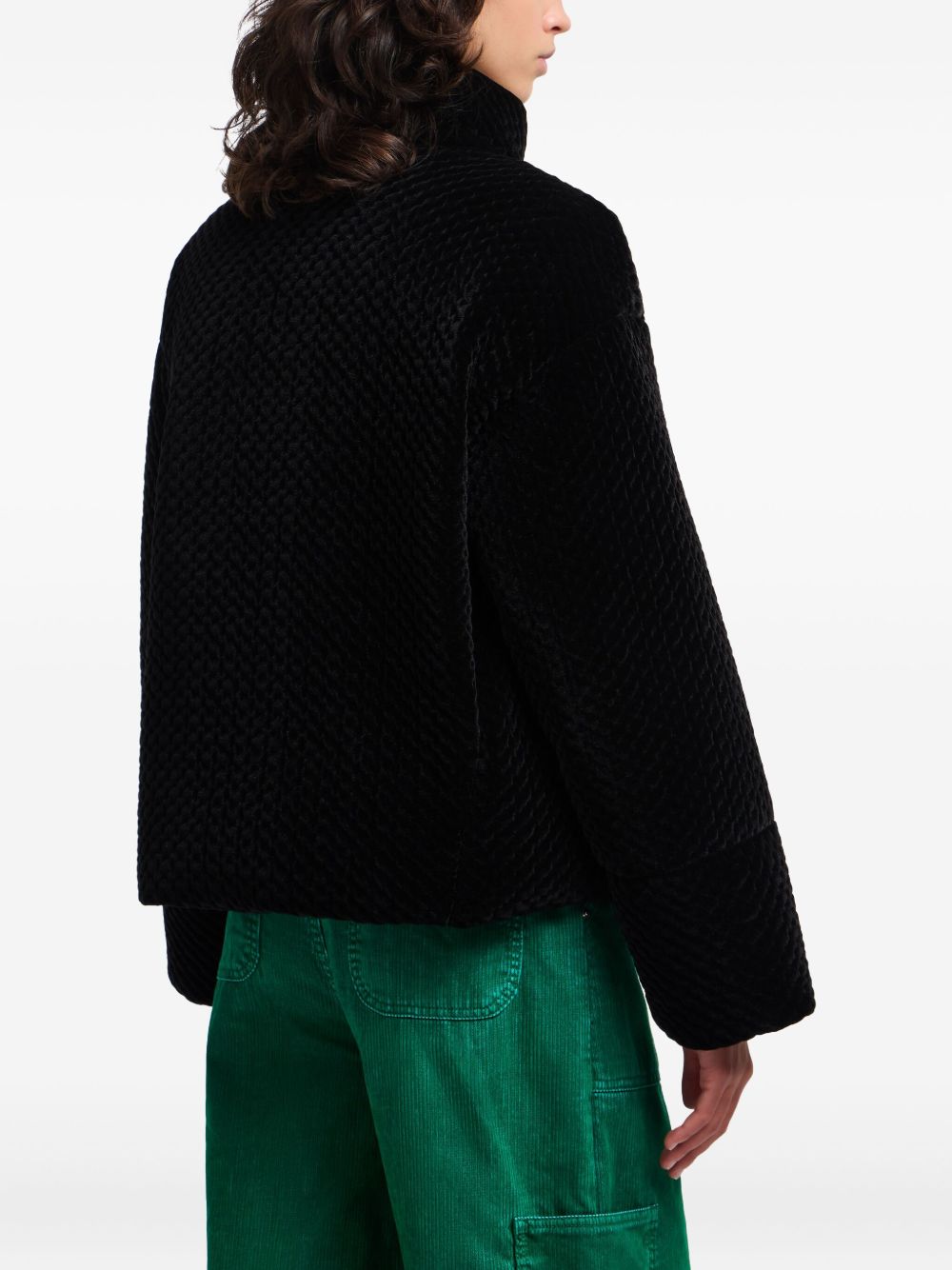 Emporio Armani Coats Black EW001464AF14361UC001 (EMPORIO ARMANI / カジュアルジャケット ) | EMPORIO ARMANI (エンポリオ アルマーニ)(2)