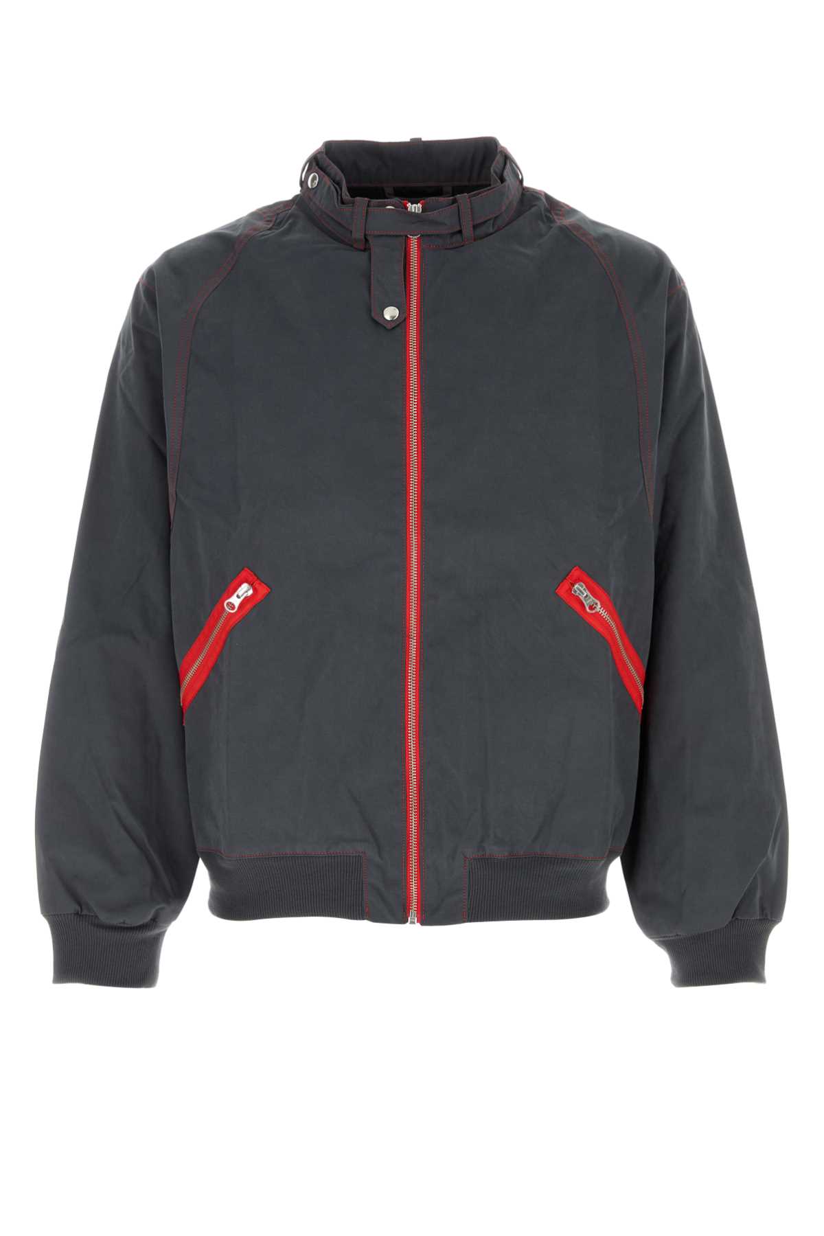 Charcoal polyester blend bomber jacket DEANJACKETGREY (gimaguas / カジュアルジャケット ) | gimaguas (ギマガス)