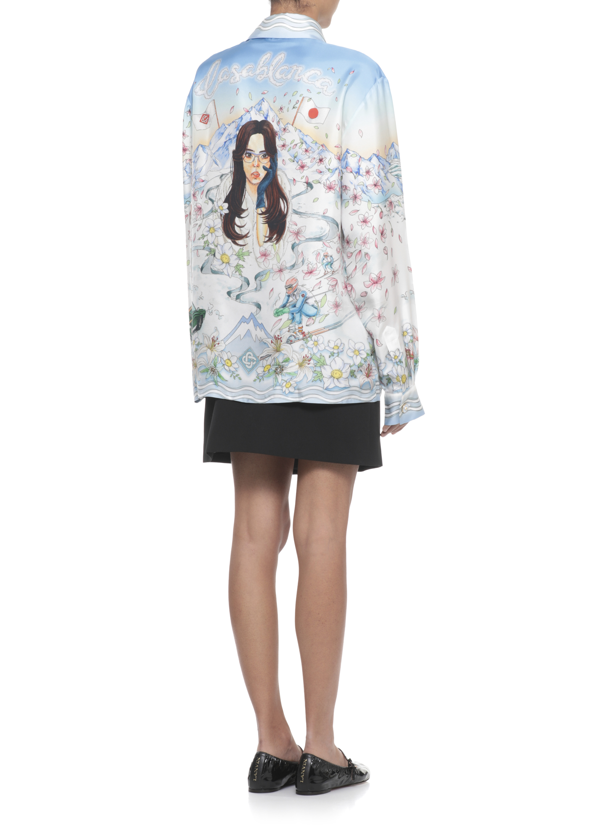 Casablanca Shirts Light Blue UAW25SH02101HIVERFLEURI (Casablanca / シャツ・ブラウス ) | Casablanca (カサブランカ)(2)