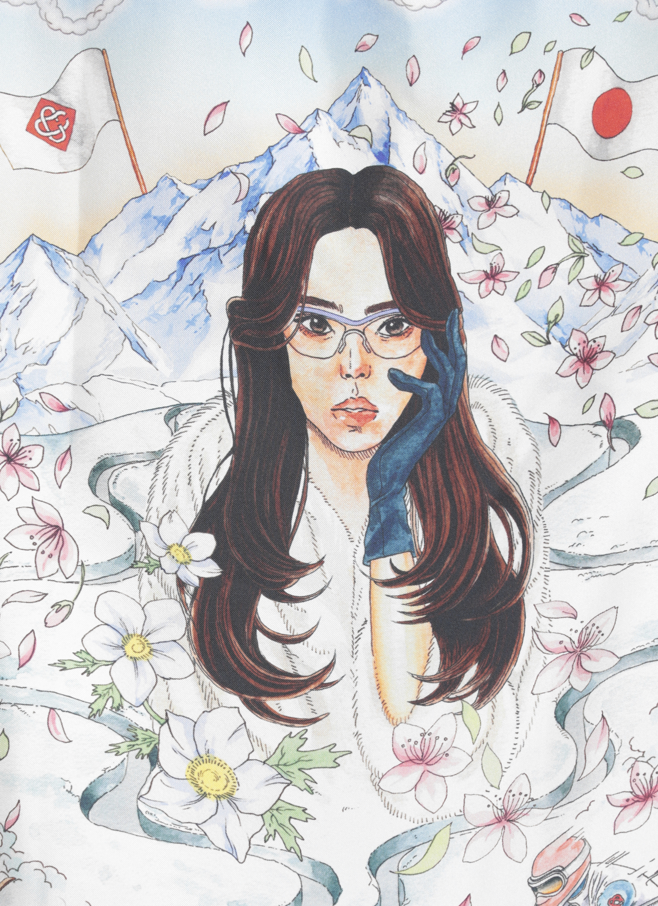 Casablanca Shirts Light Blue UAW25SH02101HIVERFLEURI (Casablanca / シャツ・ブラウス ) | Casablanca (カサブランカ)(3)