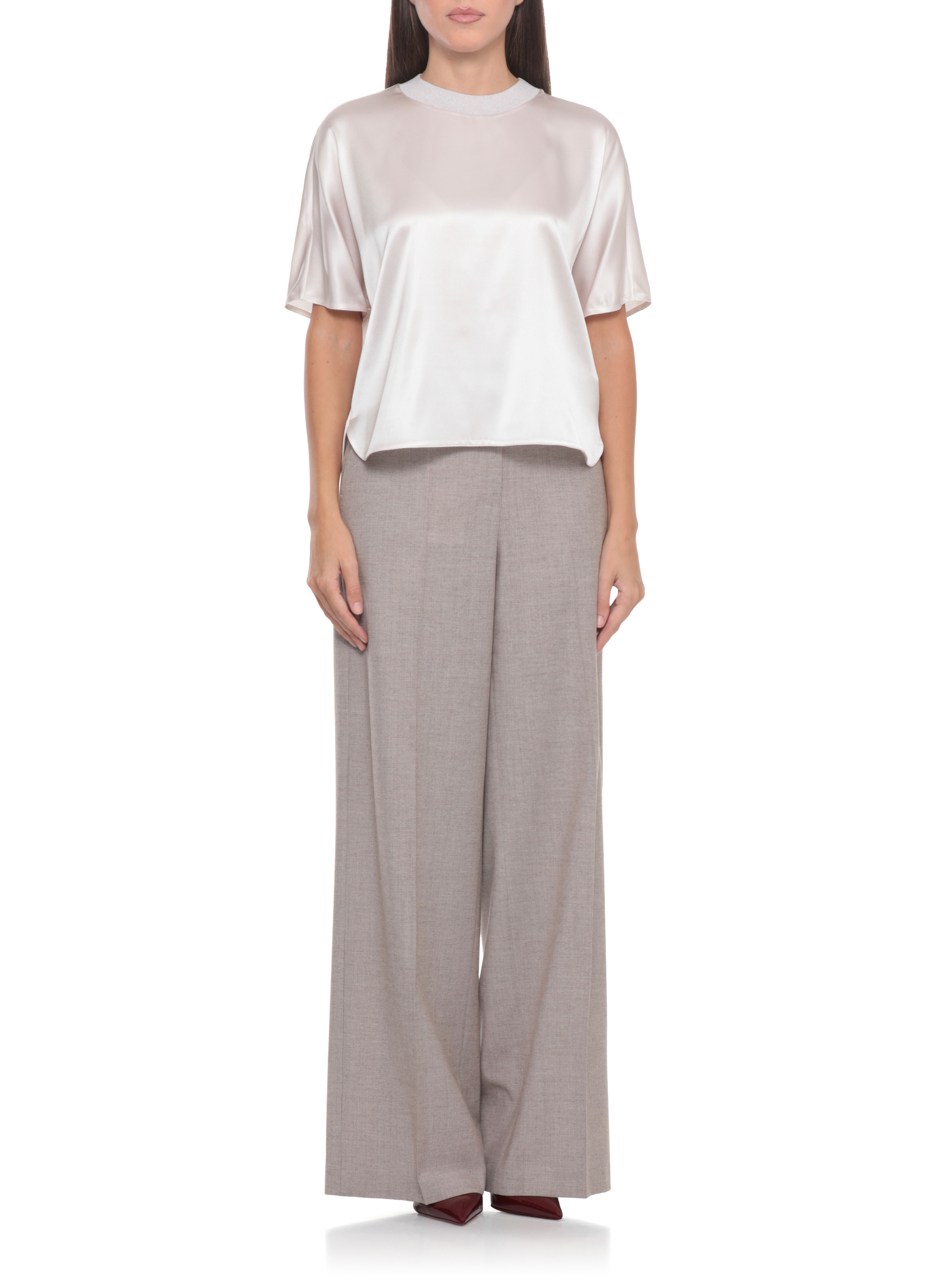 Peserico Shirts Pink A068052372B42B (PESERICO / シャツ・ブラウス ) | PESERICO (ペセリコ)(1)