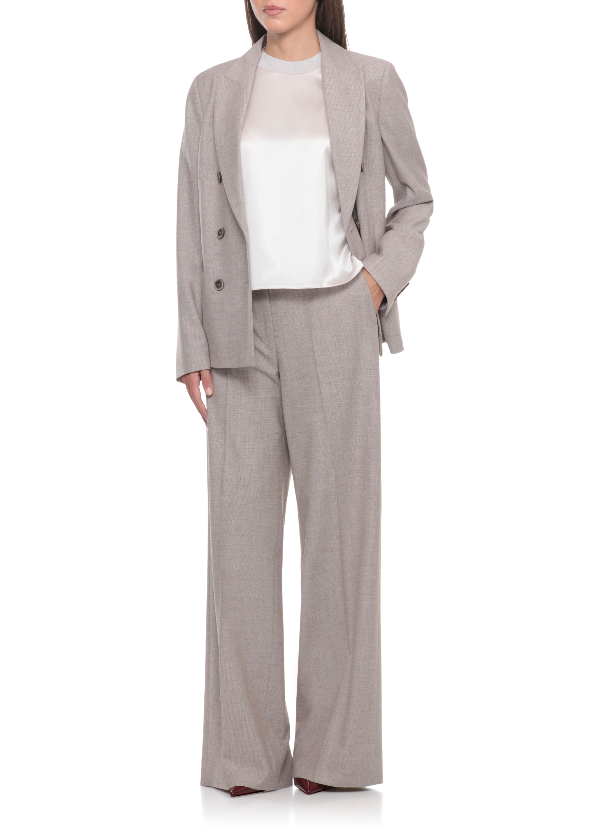 Peserico Shirts Pink A068052372B42B (PESERICO / シャツ・ブラウス ) | PESERICO (ペセリコ)(4)