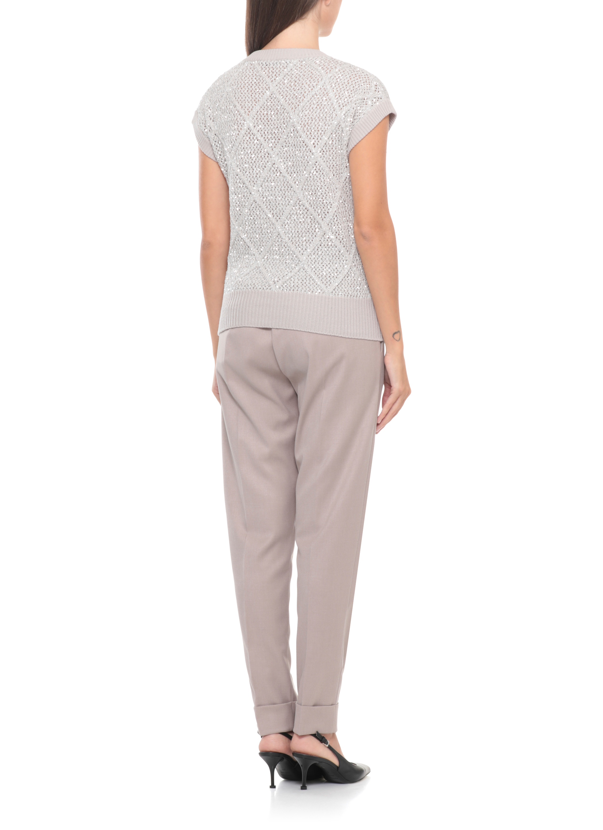 D.EXTERIOR Sweaters Grey 616308MAST (D.EXTERIOR / ベスト ) | D.EXTERIOR (ディーエクステリア)(2)