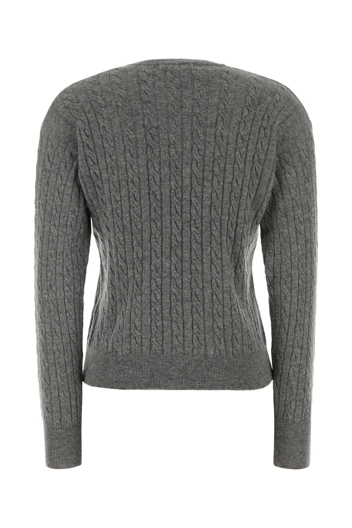 Grey wool blend Rina cardigan RINACARDIGANGREY (gimaguas / ニット・セーター・カーディガン ) | gimaguas (ギマガス)(1)