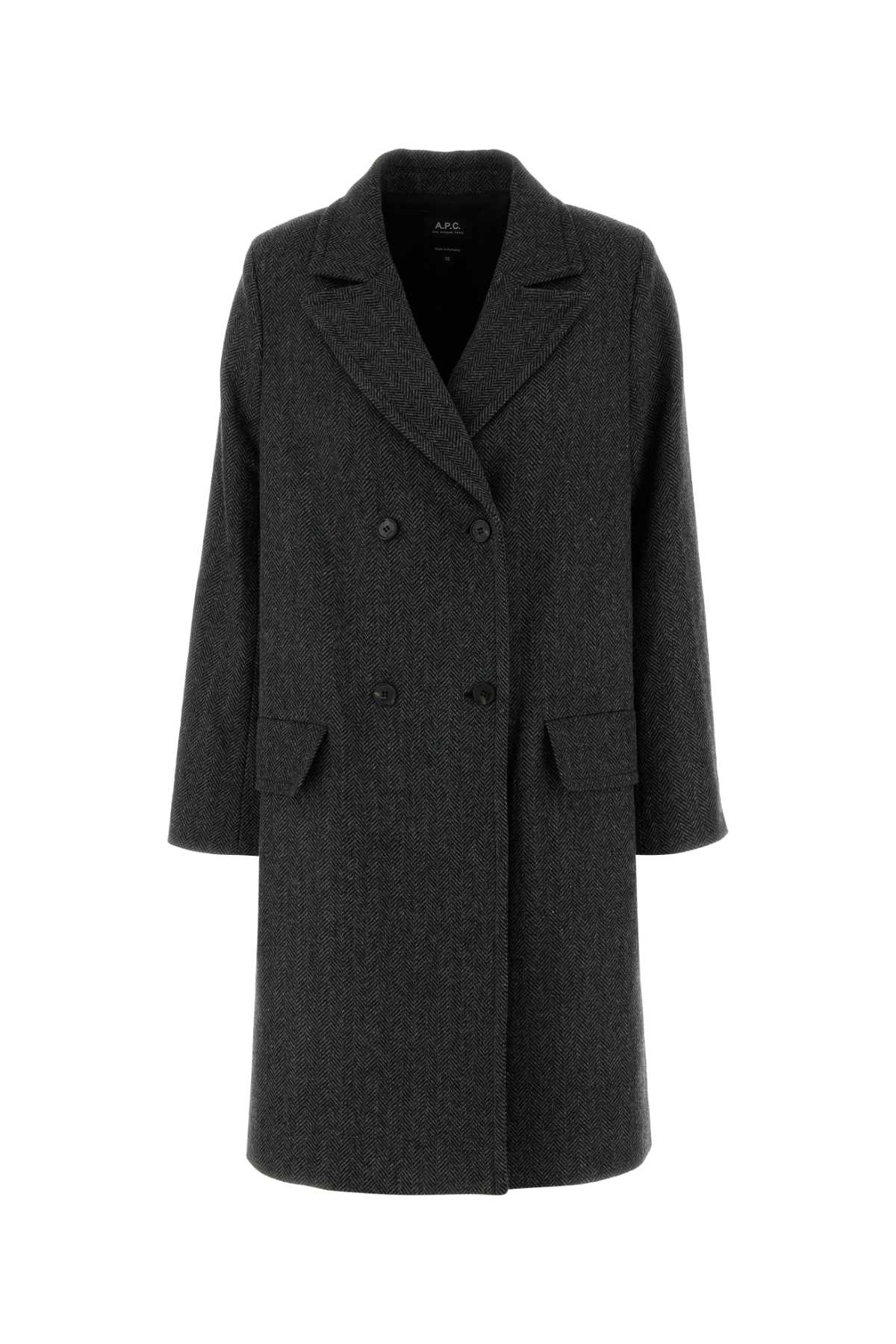Embroidered wool blend Woara coat WOARAF01545LAD (A.P.C. / コート ) | A.P.C. (アーペーセー)
