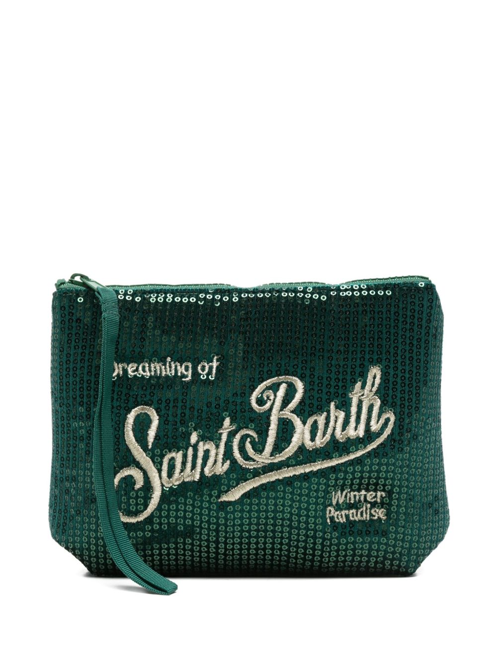 MC2 Saint Barth Bags.. Green ALI0030ALINEVELVETPAILLETTES00302I (MC2 SAINT BARTH / クラッチバッグ・ポーチ ) | MC2 SAINT BARTH (エムシーツーセイントバース)
