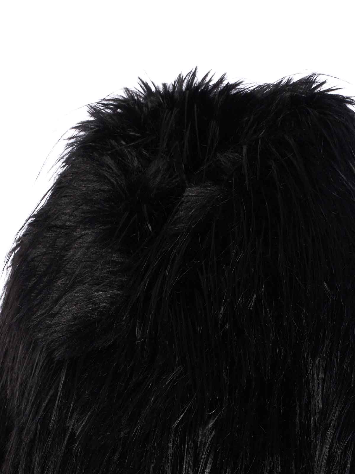 Black Faux Fur Jacket 106045A2ZOZ99 (PINKO / レザー&ファージャケット・コート ) | PINKO (ピンコ)(2)